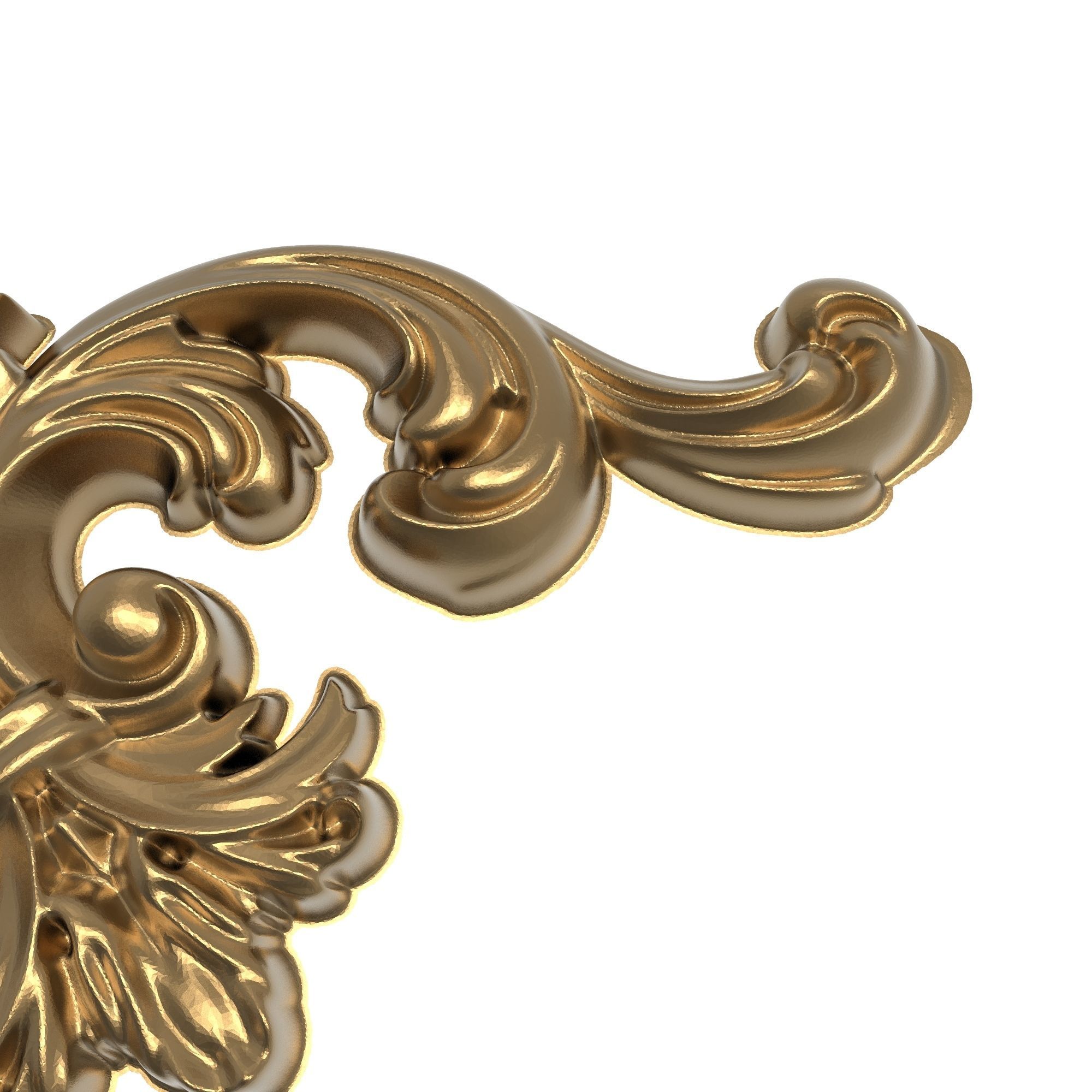 decorative pattern ready for 3D printing 3D model_6