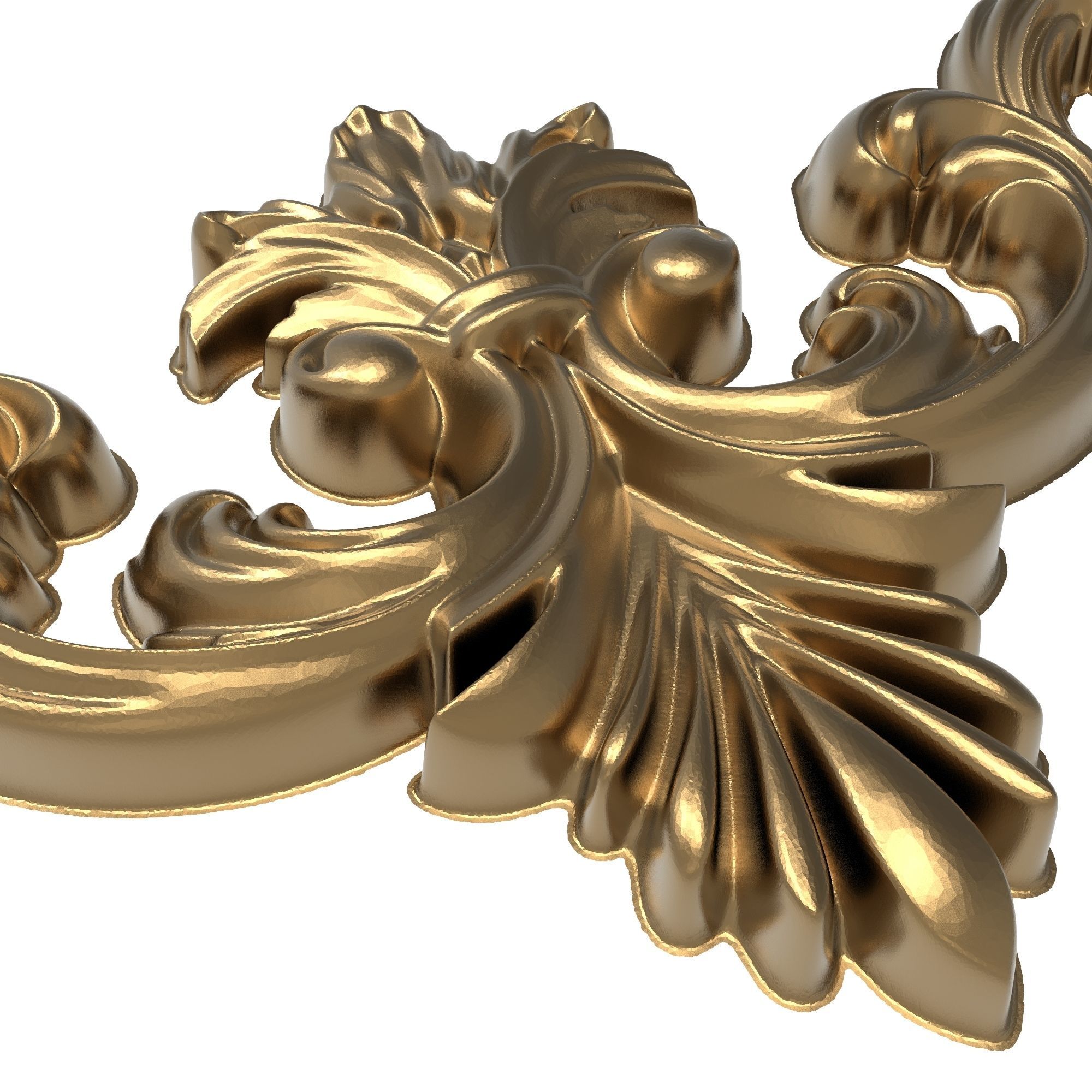 decorative pattern ready for 3D printing 3D model_2