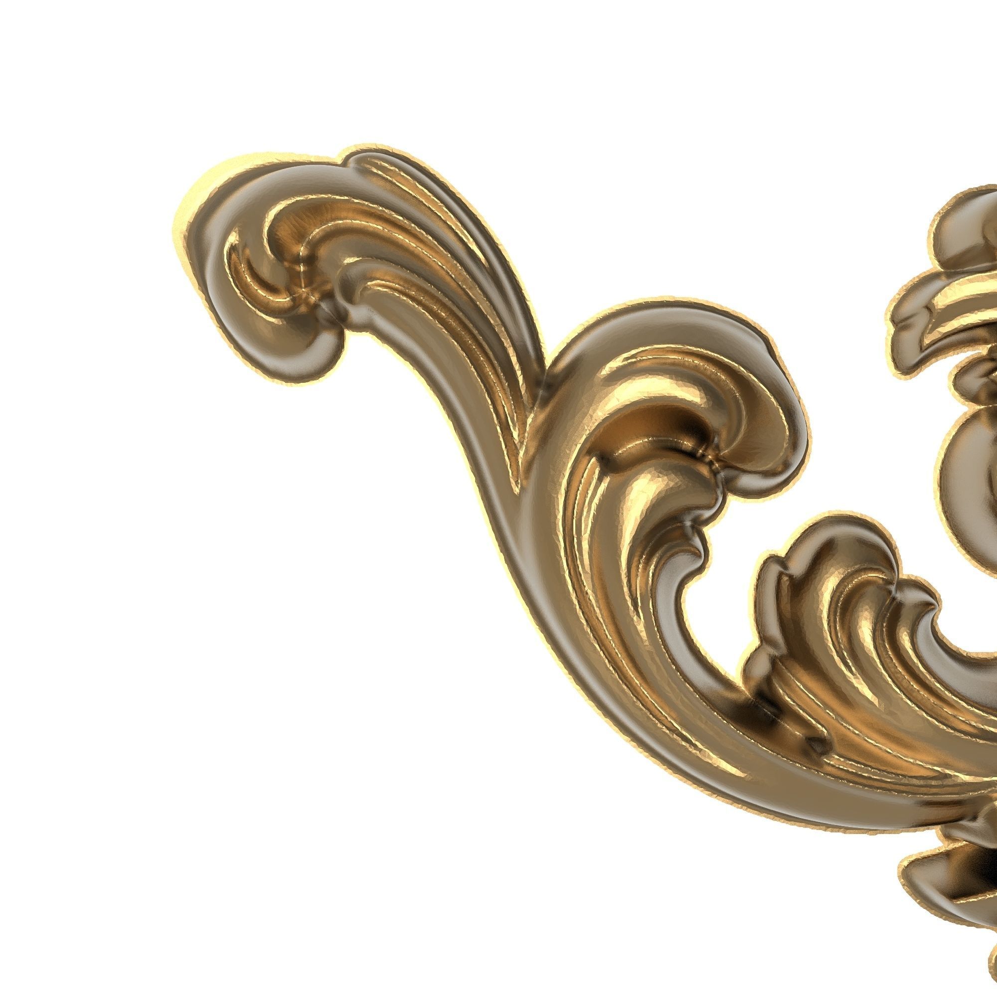 decorative pattern ready for 3D printing 3D model_1