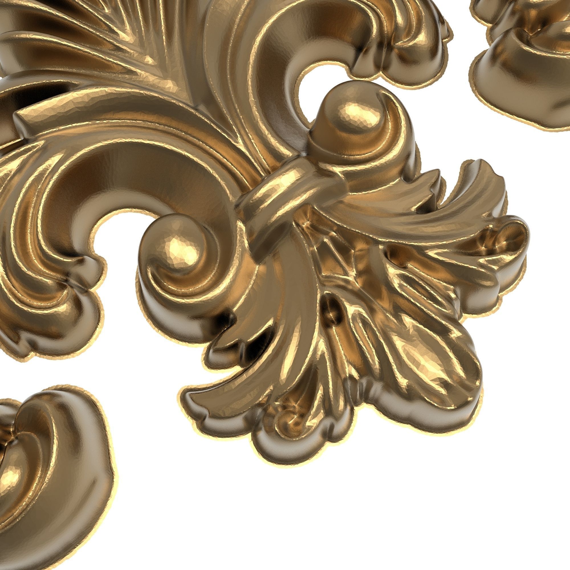 decorative pattern ready for 3D printing 3D model_5
