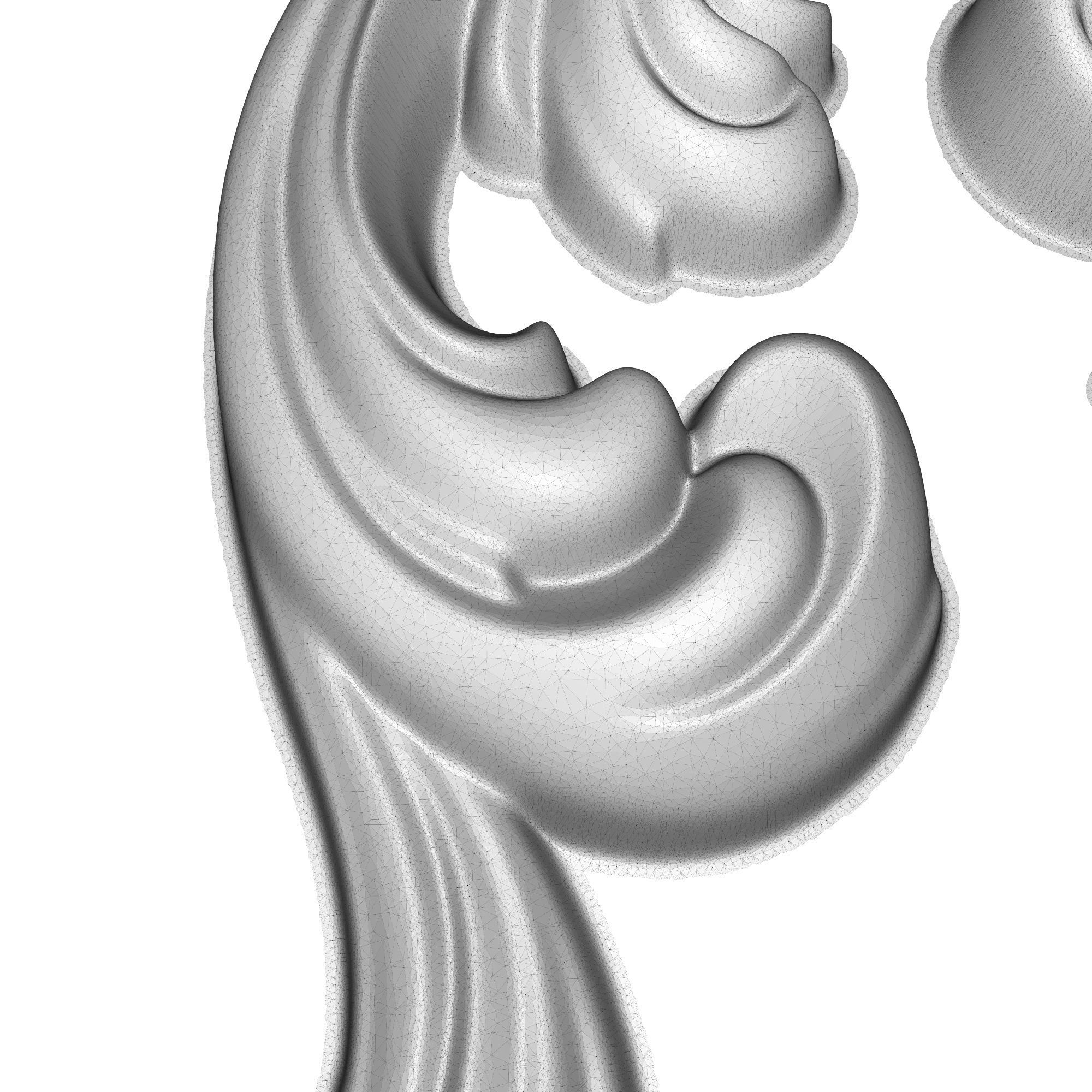 decorative pattern ready for 3D printing 3D model_8