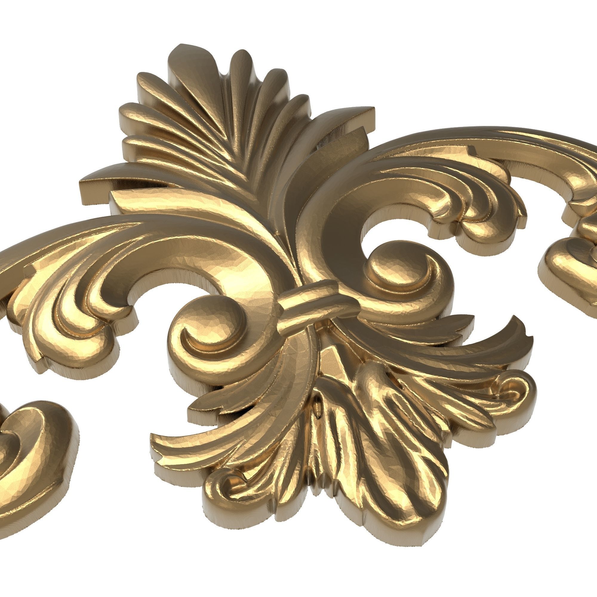 decorative pattern ready for 3D printing 3D model_3