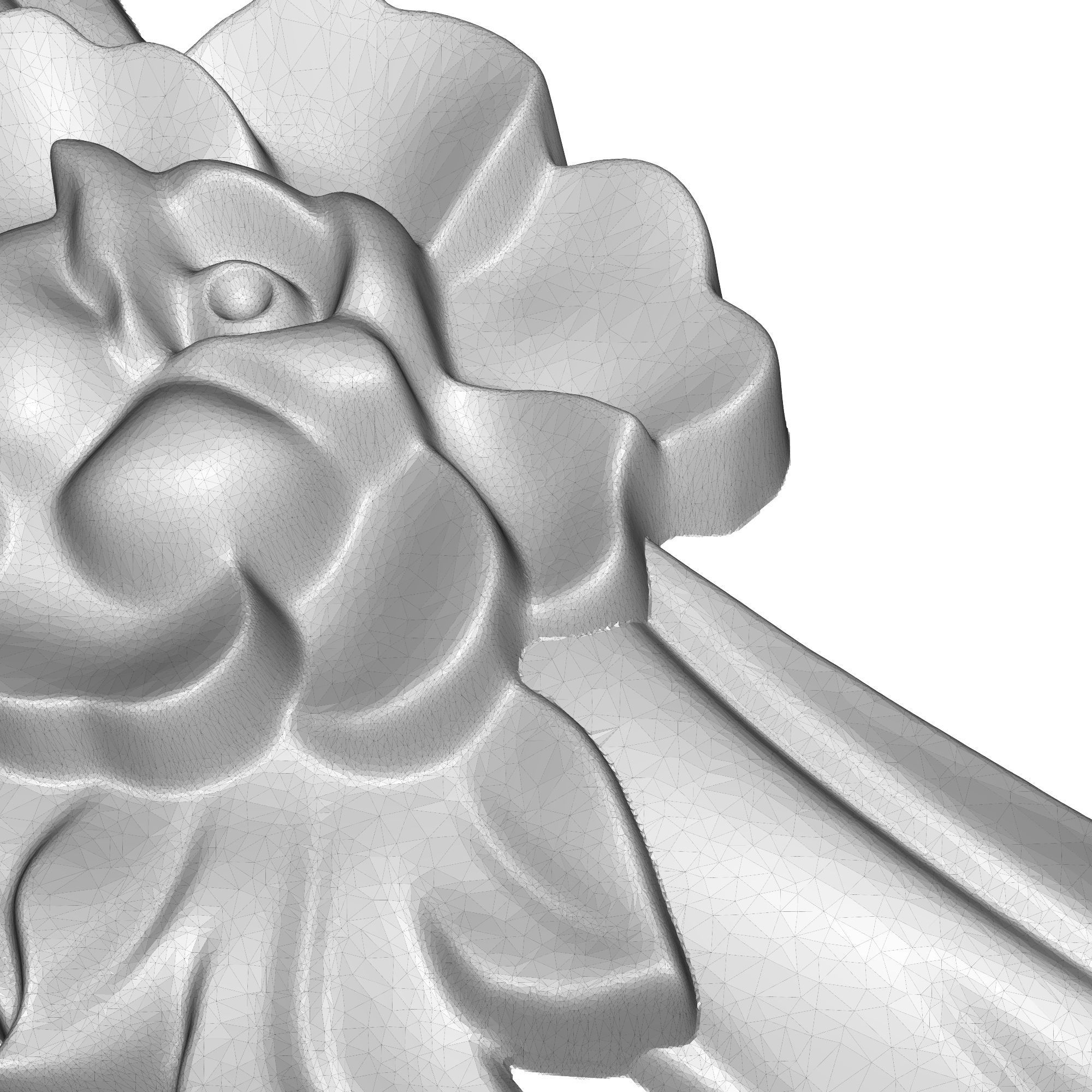 decorative pattern ready for 3D printing 3D model_6