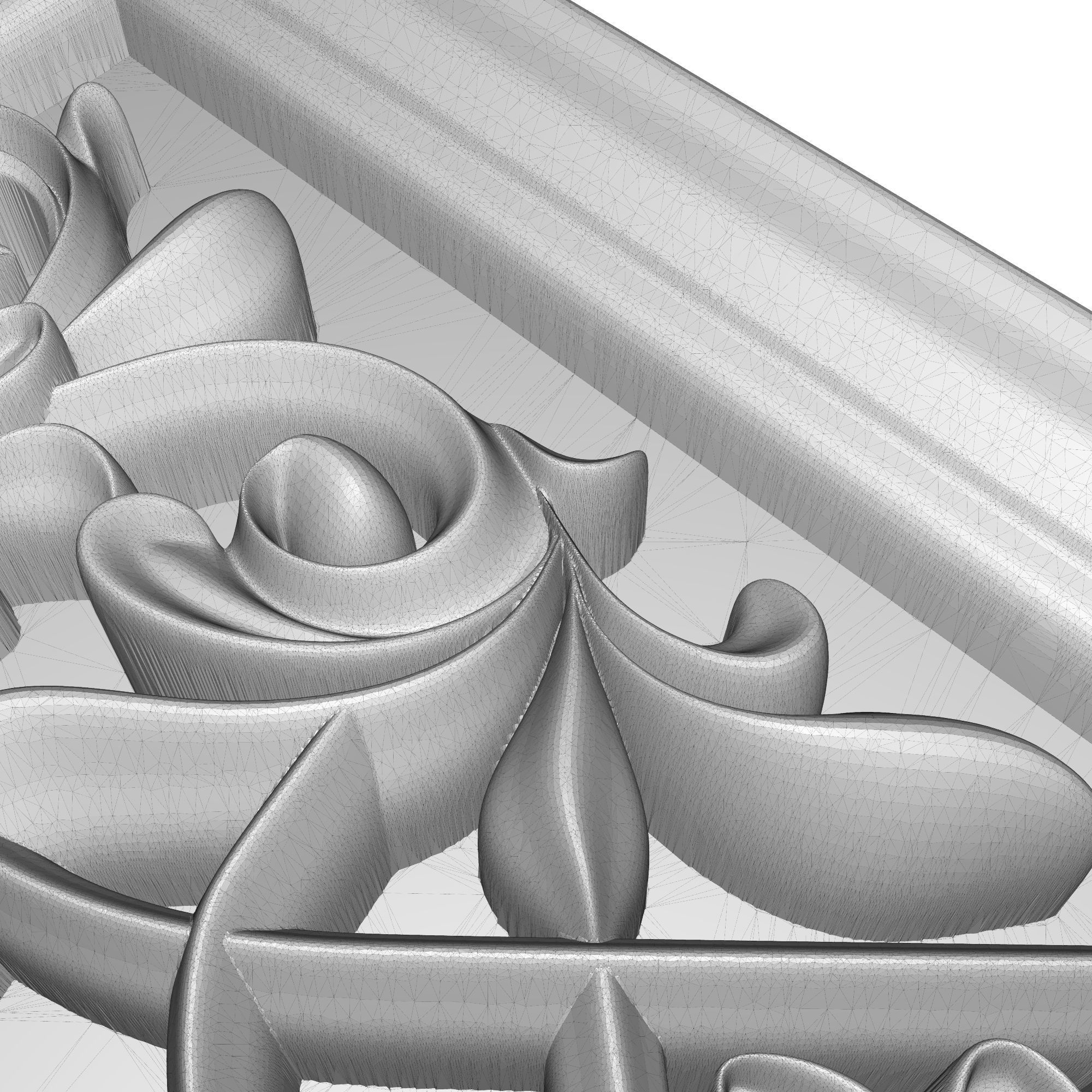 decorative pattern ready for 3D printing 3D model_5