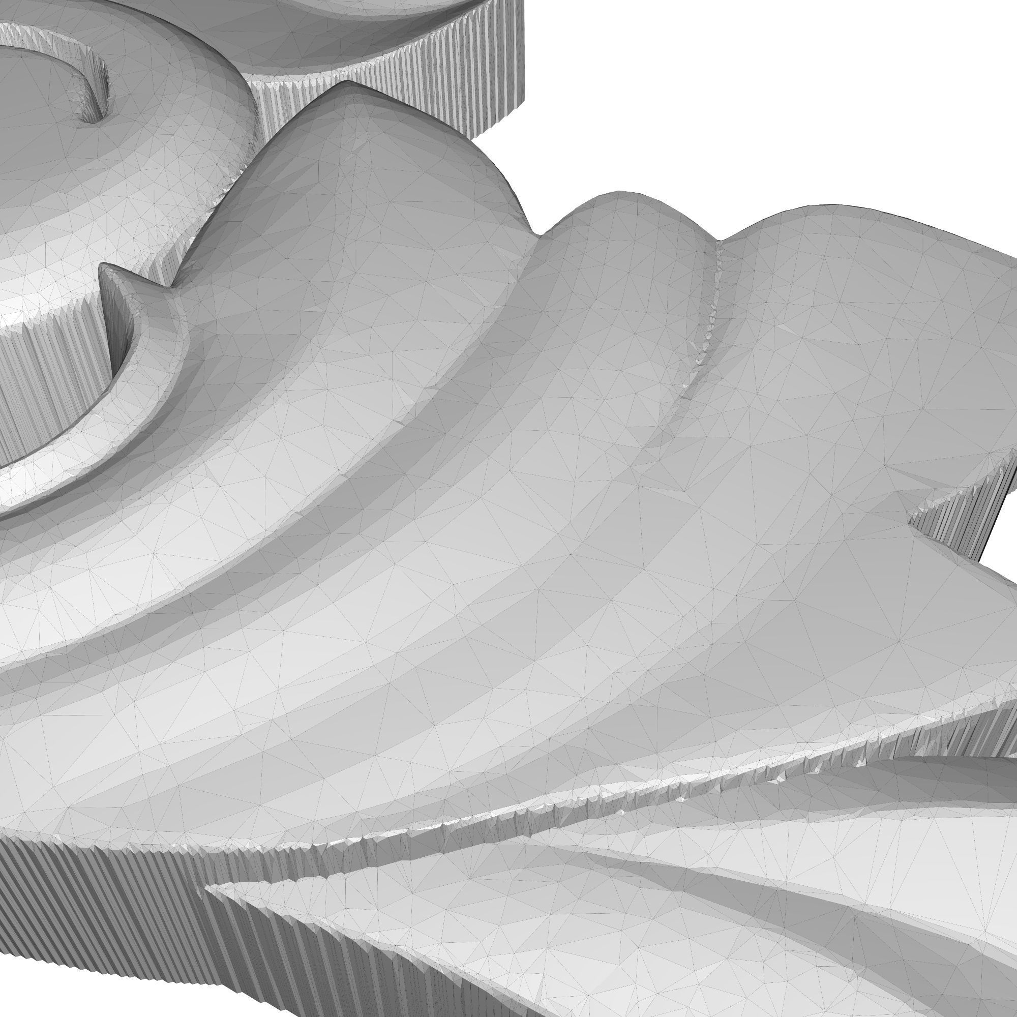 decorative pattern ready for 3D printing 3D model_8