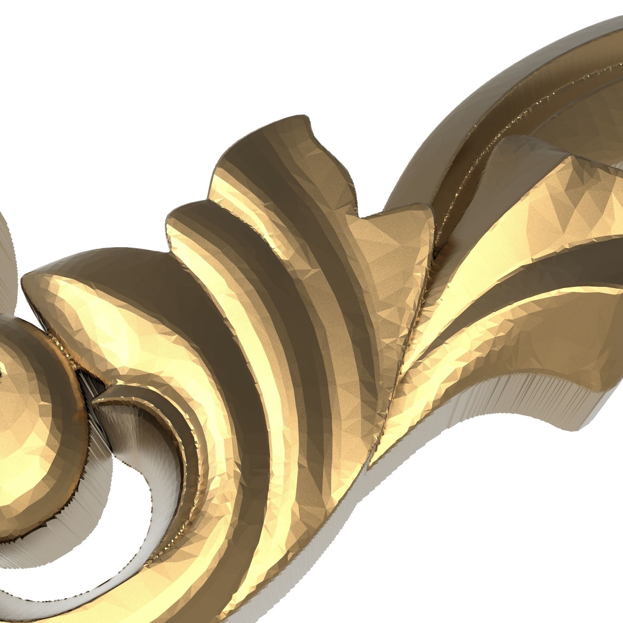 decorative pattern ready for 3D printing 3D model_4