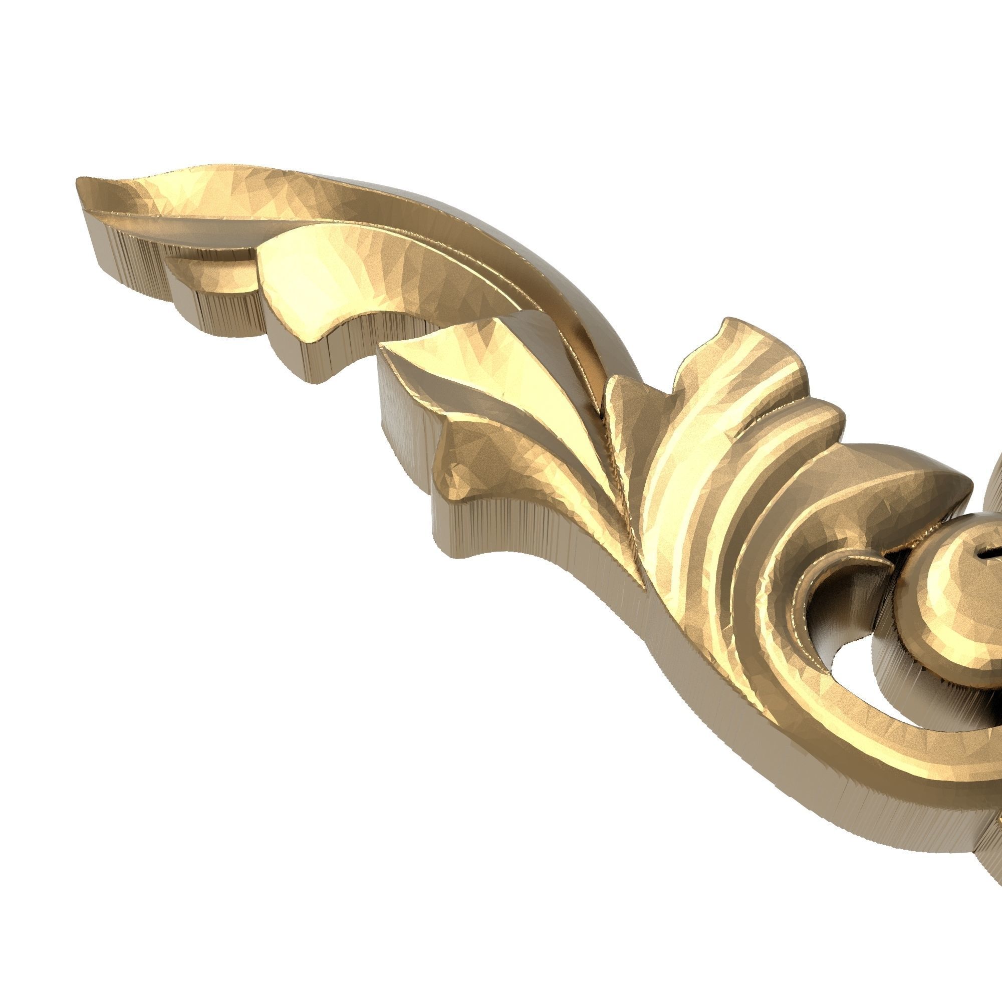 decorative pattern ready for 3D printing 3D model_2