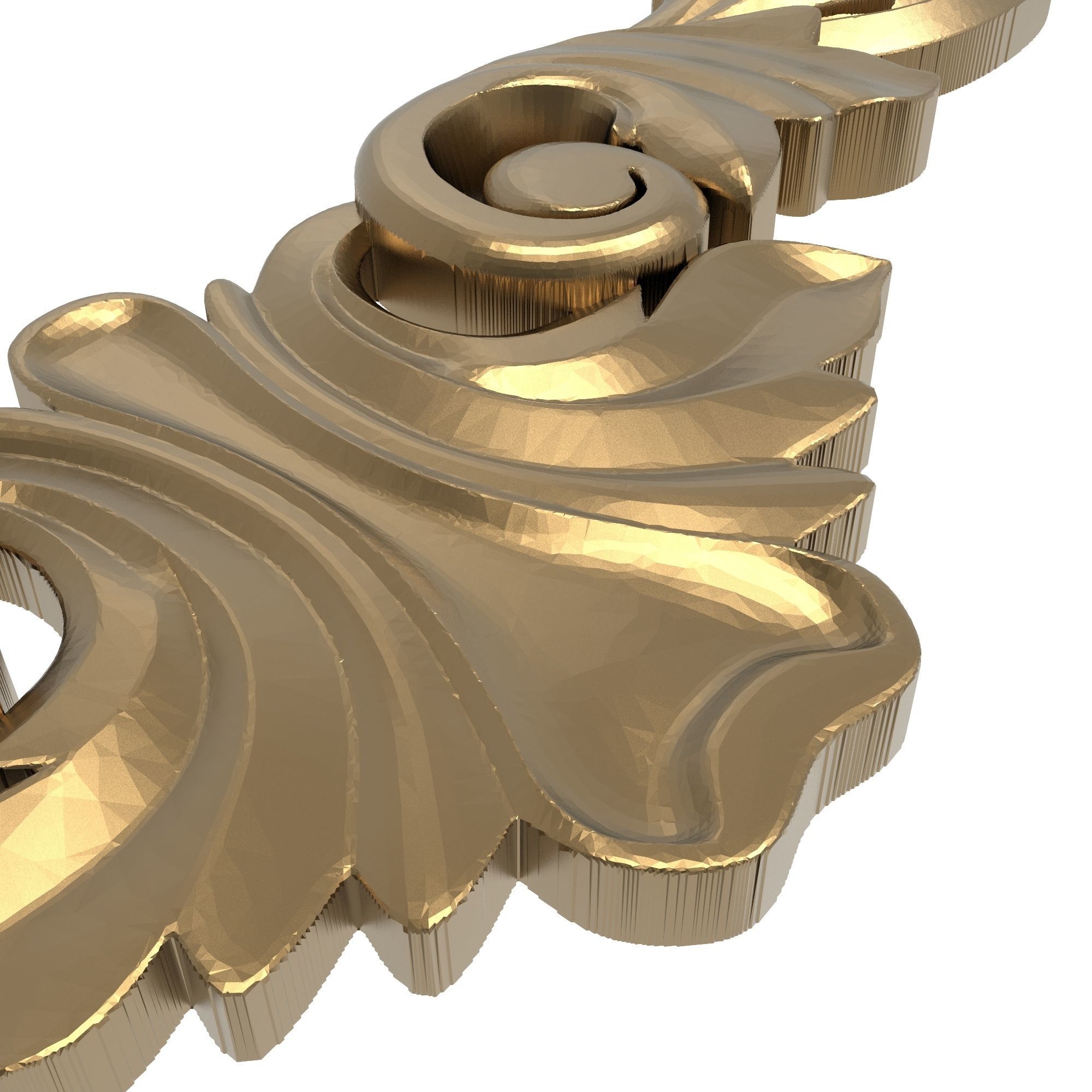 decorative pattern ready for 3D printing 3D model_5