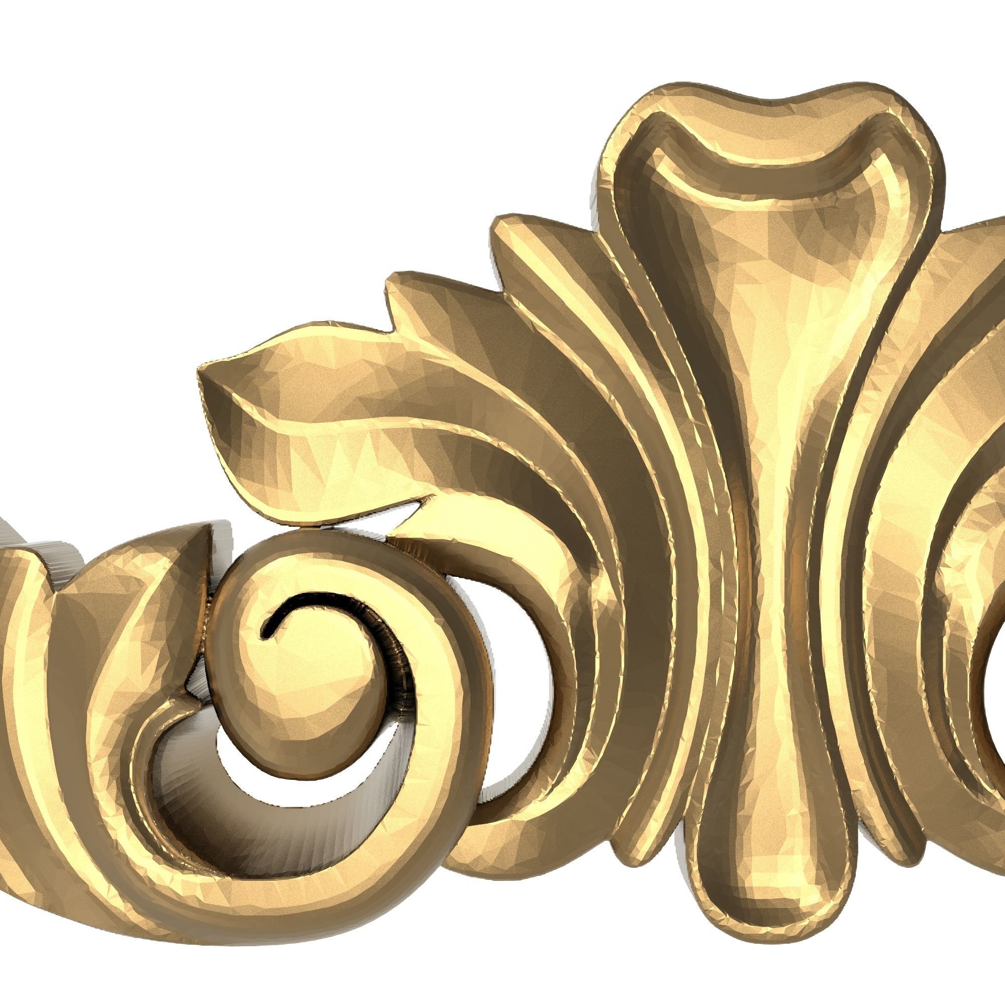 decorative pattern ready for 3D printing 3D model_1