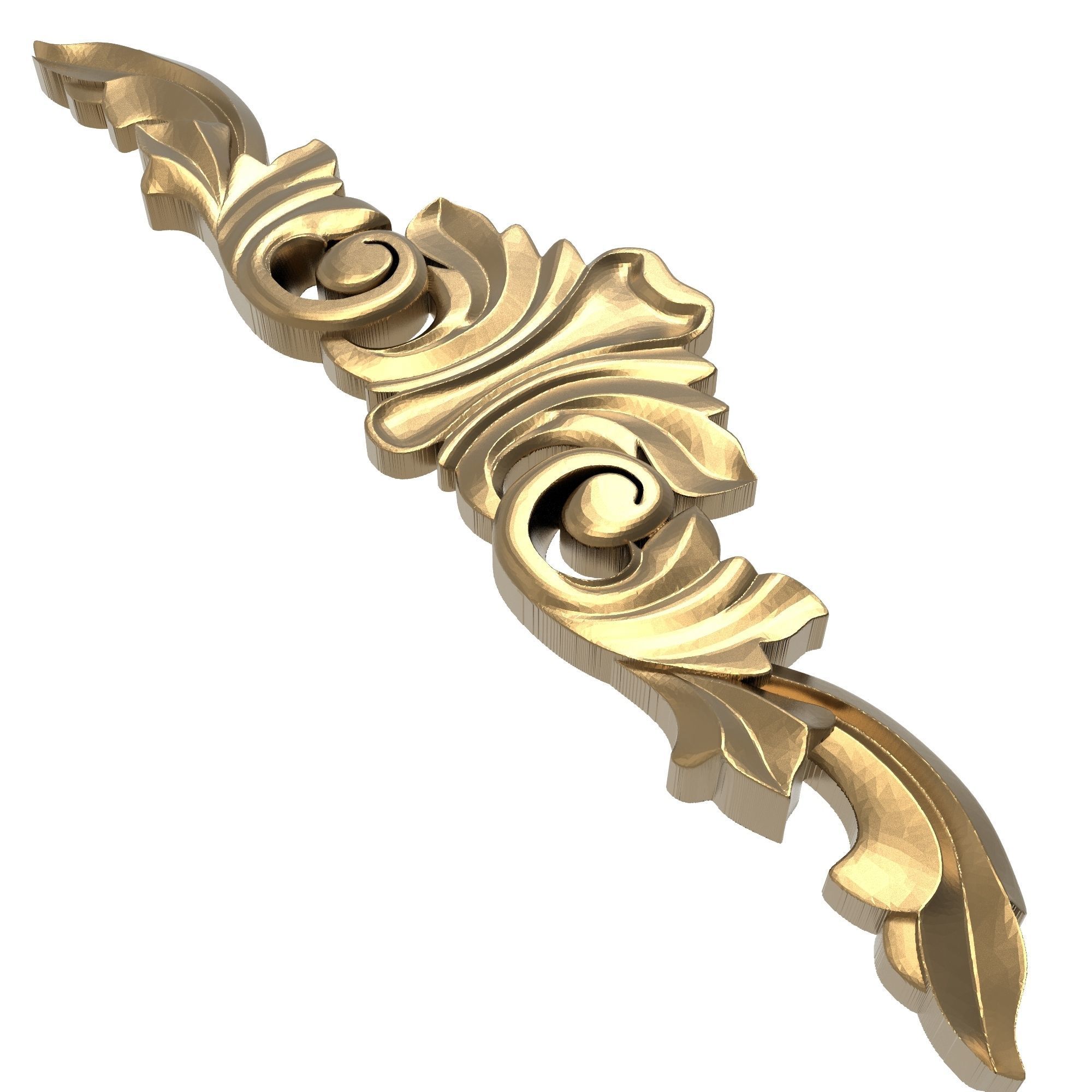 decorative pattern ready for 3D printing 3D model_6