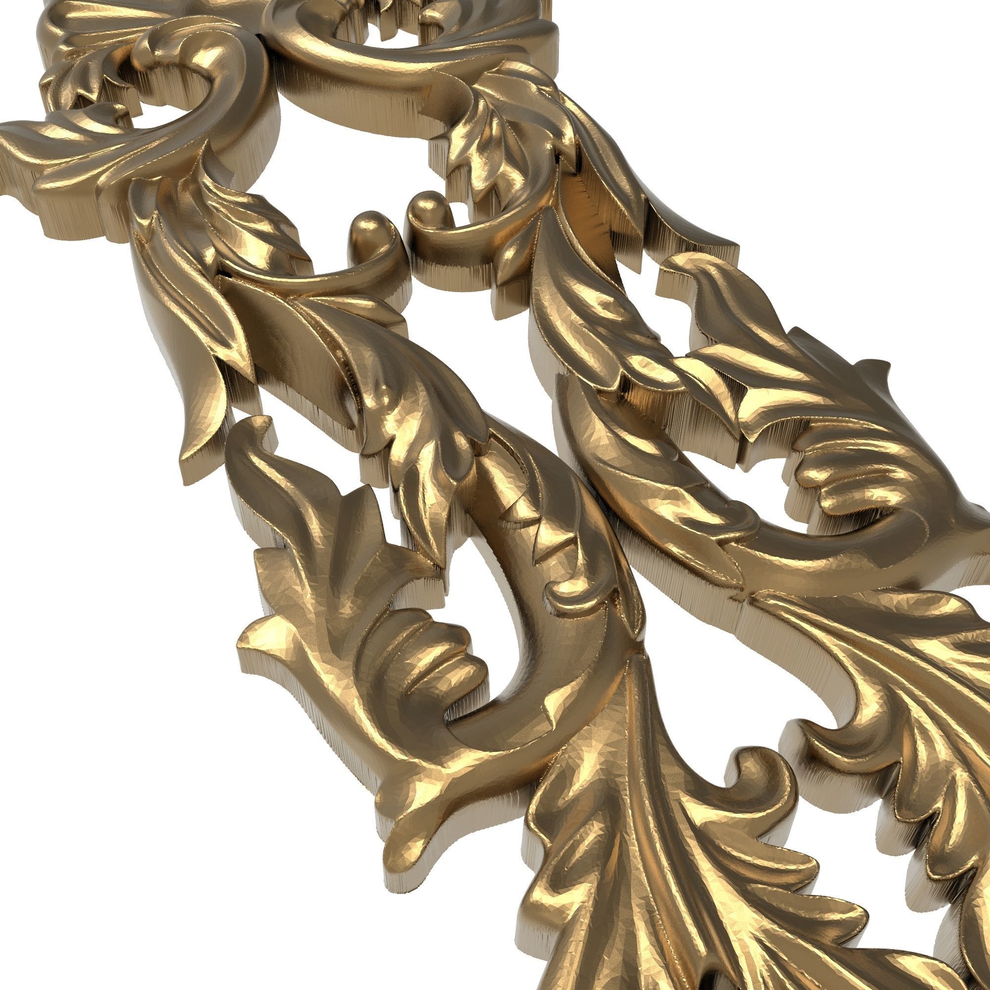 decorative pattern ready for 3D printing 3D model_2