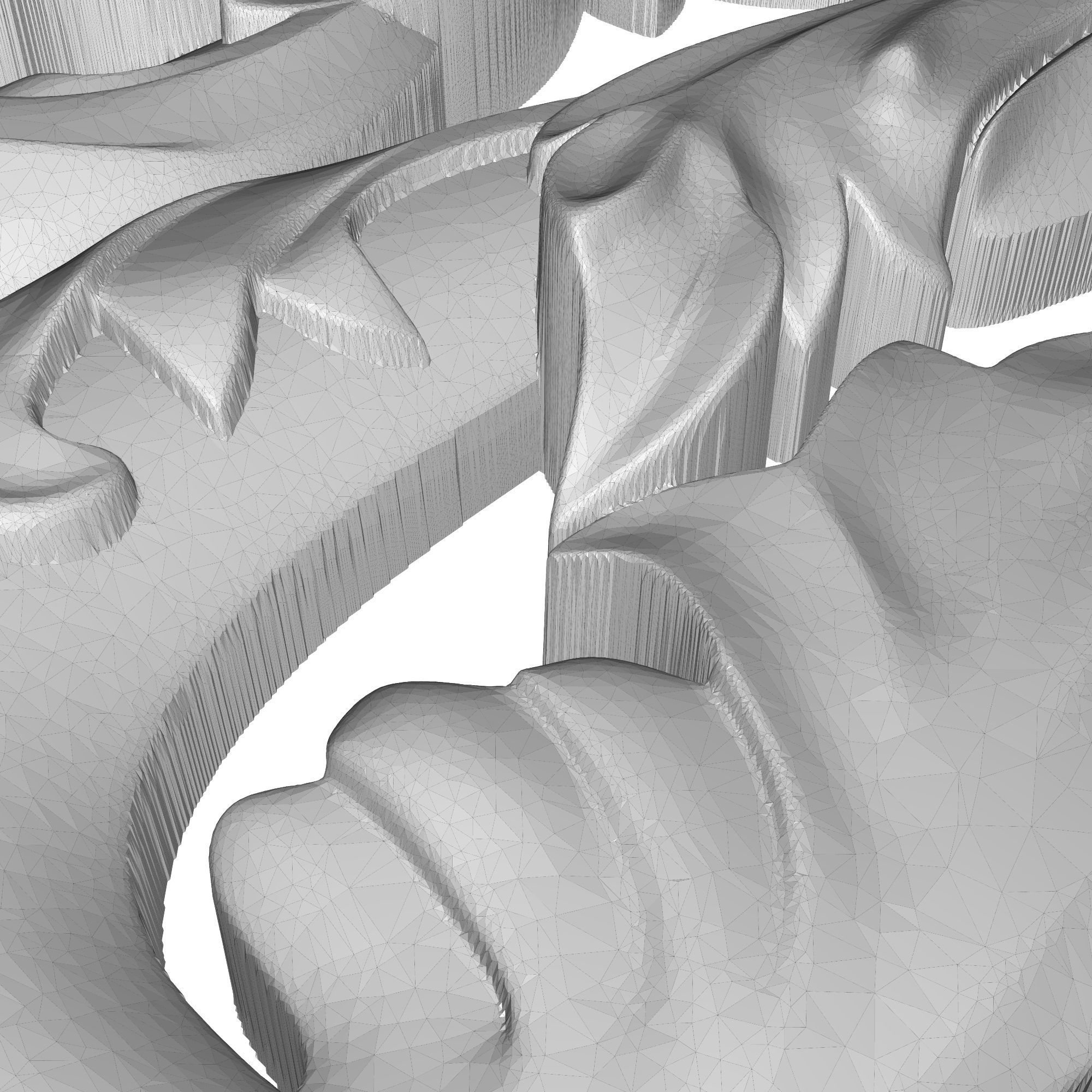 decorative pattern ready for 3D printing 3D model_7