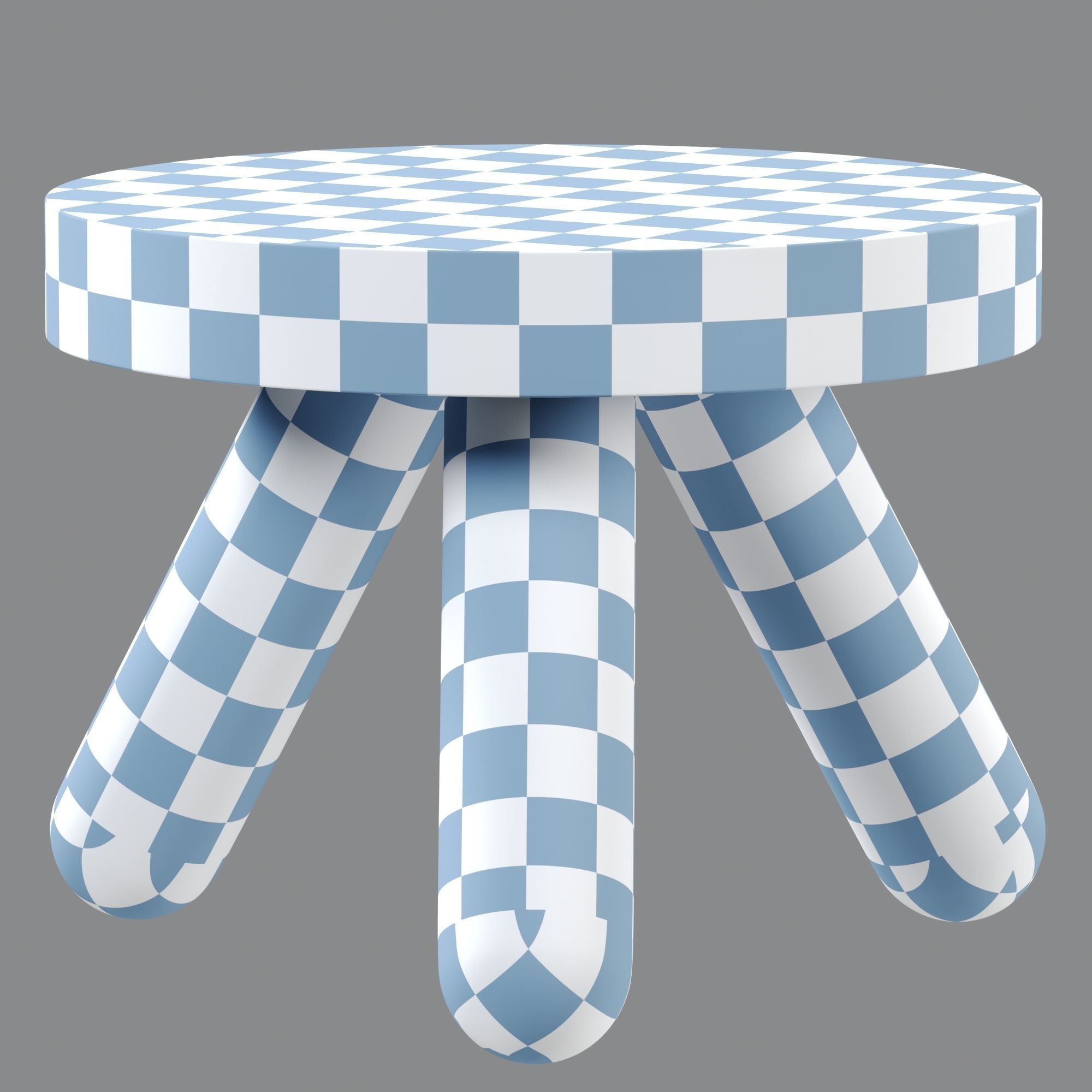 Jaxx Side Red Marble Table By CB2 Low-poly 3D model_2