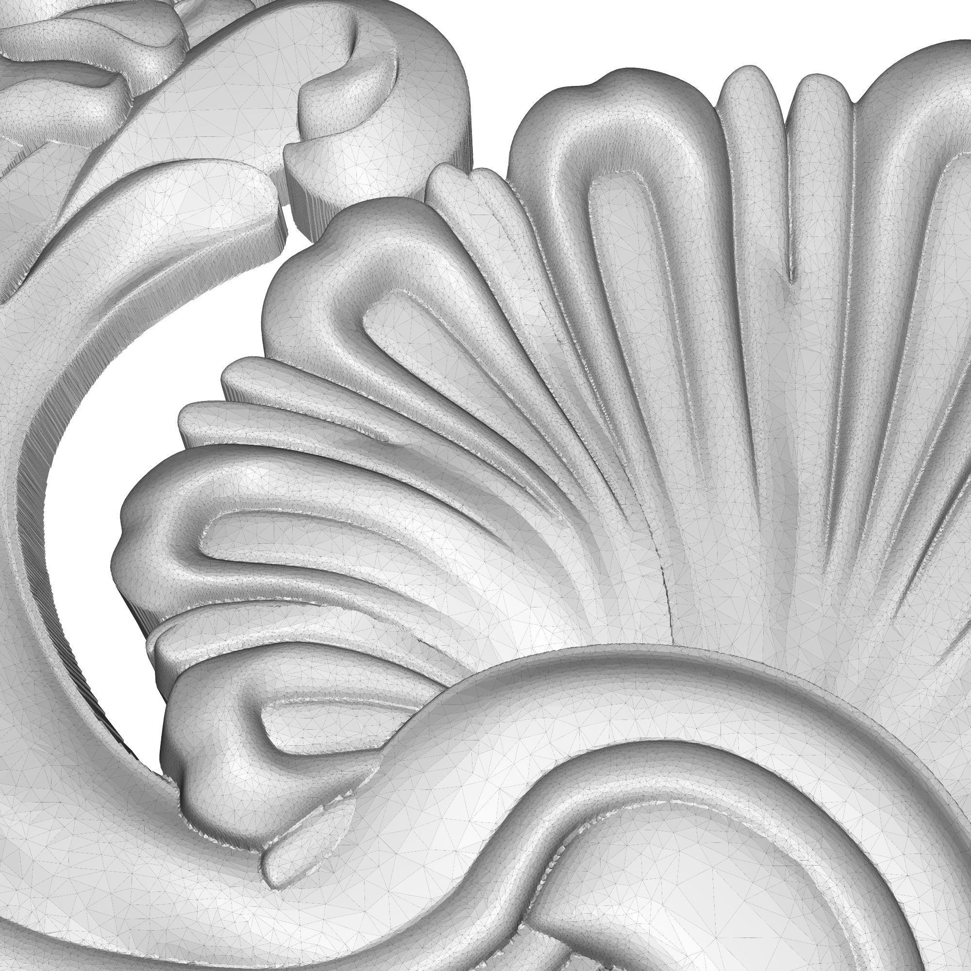 decorative pattern ready for 3D printing 3D model_7