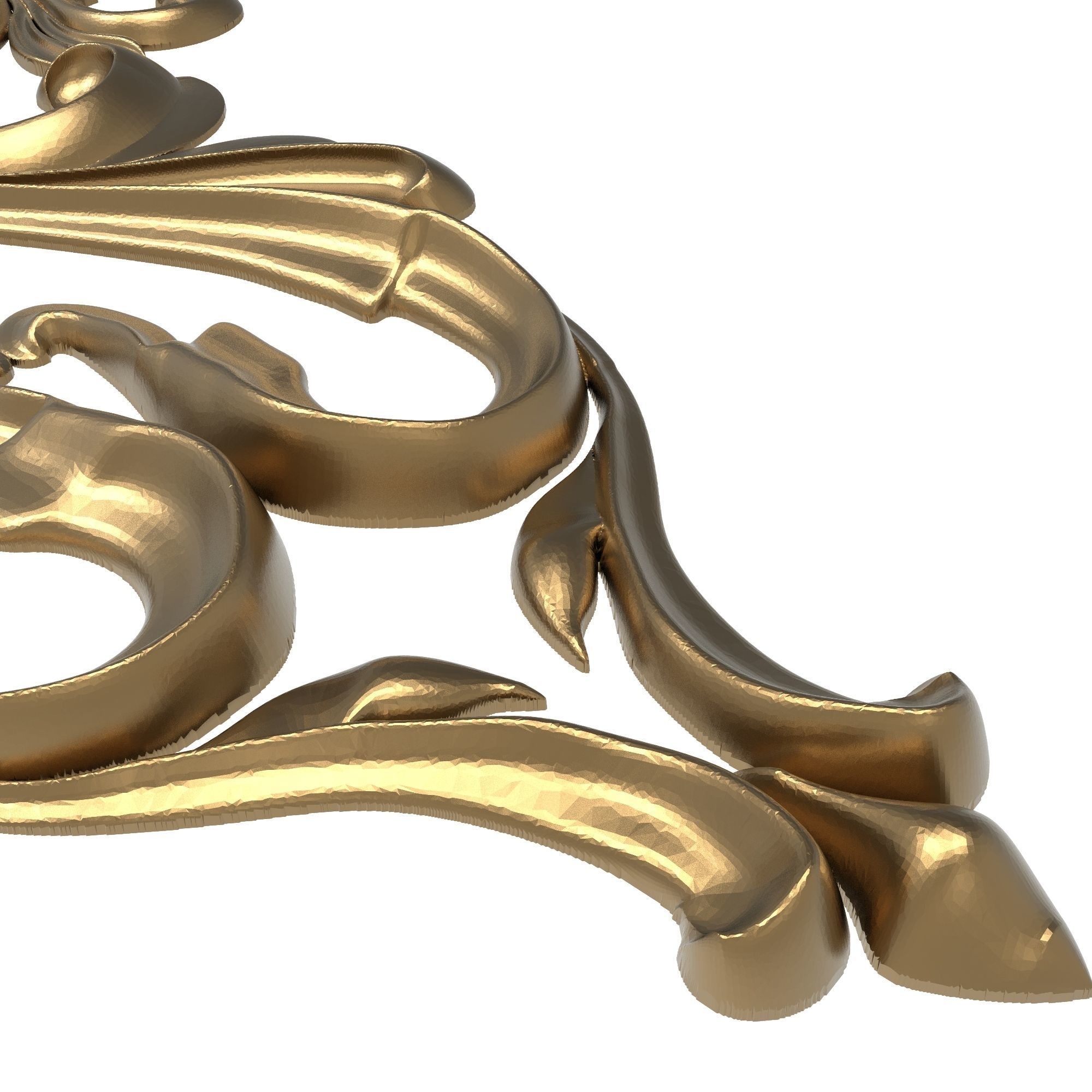 decorative pattern ready for 3D printing 3D model_3