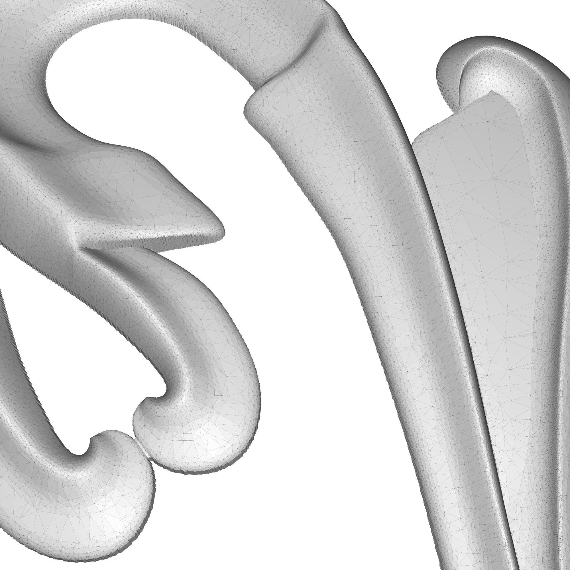 decorative pattern ready for 3D printing 3D model_9