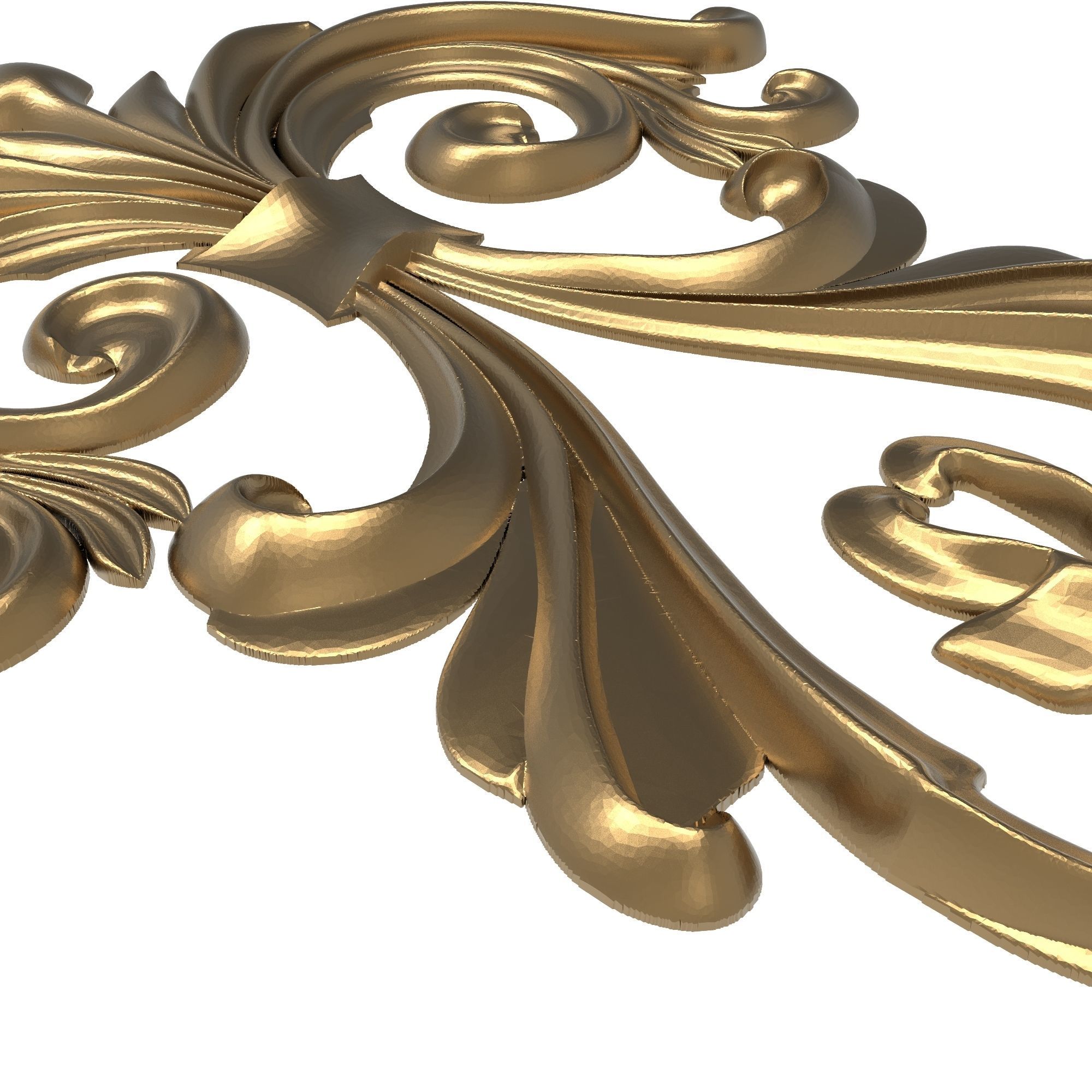 decorative pattern ready for 3D printing 3D model_2