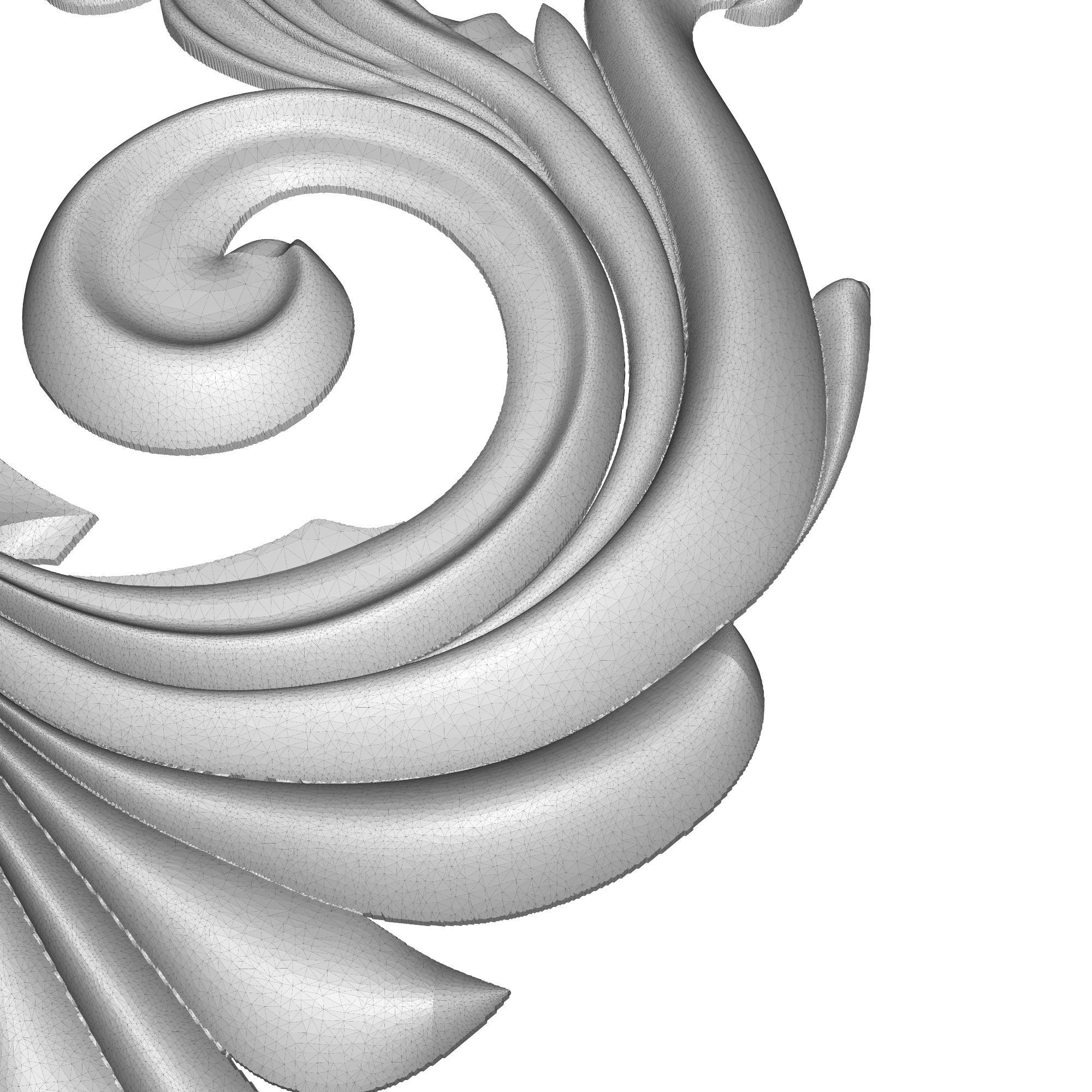 decorative pattern ready for 3D printing 3D model_8