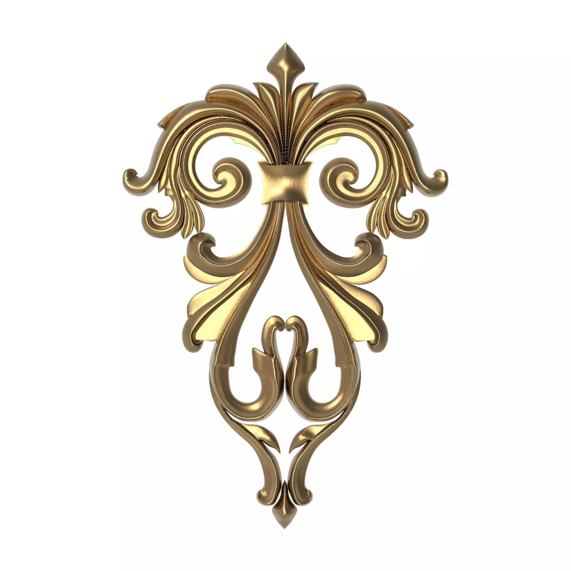 decorative pattern ready for 3D printing 3D model_0