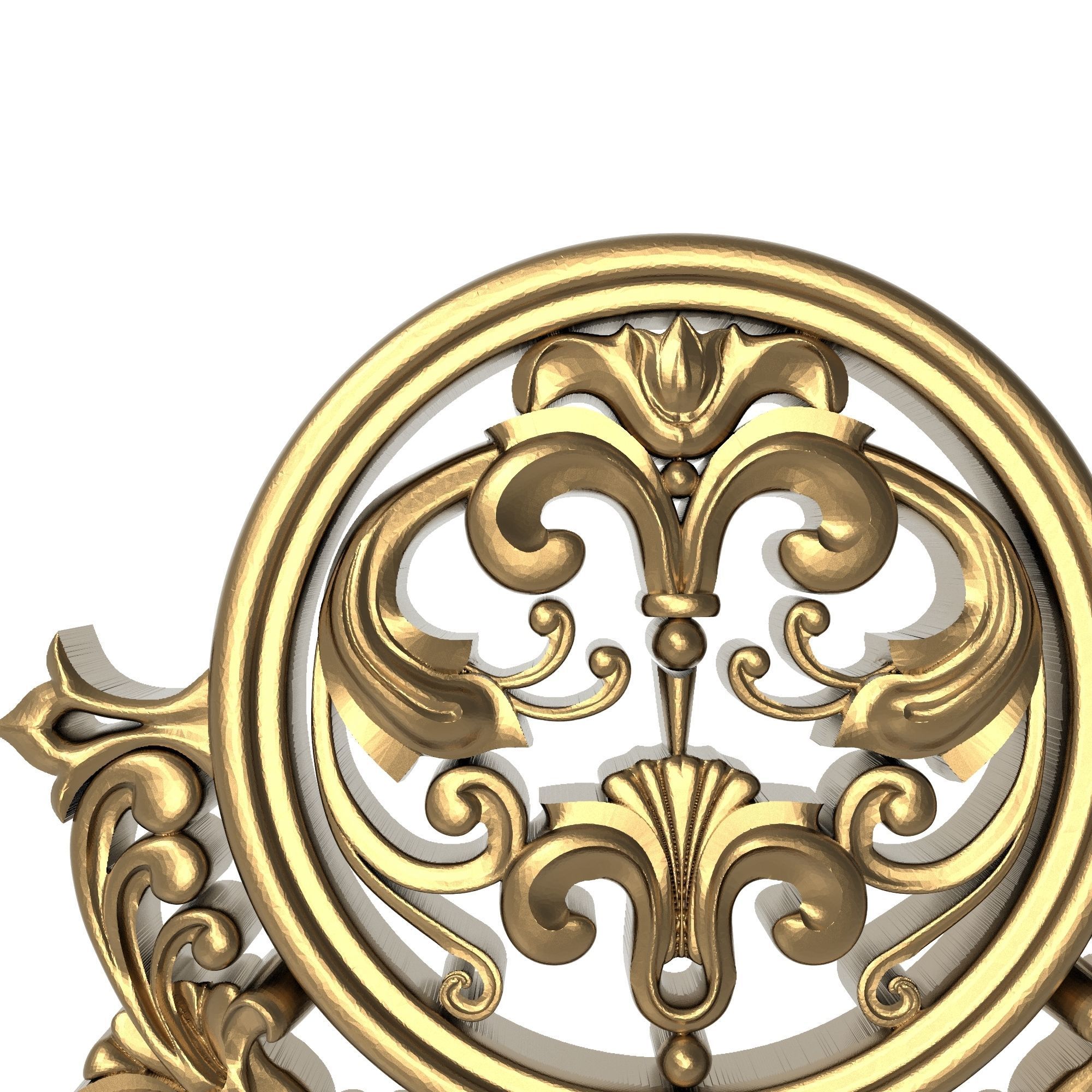 decorative pattern ready for 3D printing 3D model_1