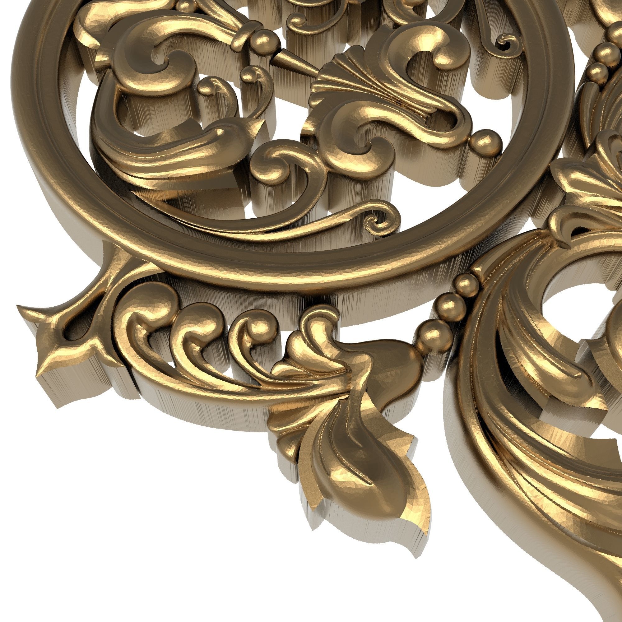 decorative pattern ready for 3D printing 3D model_6