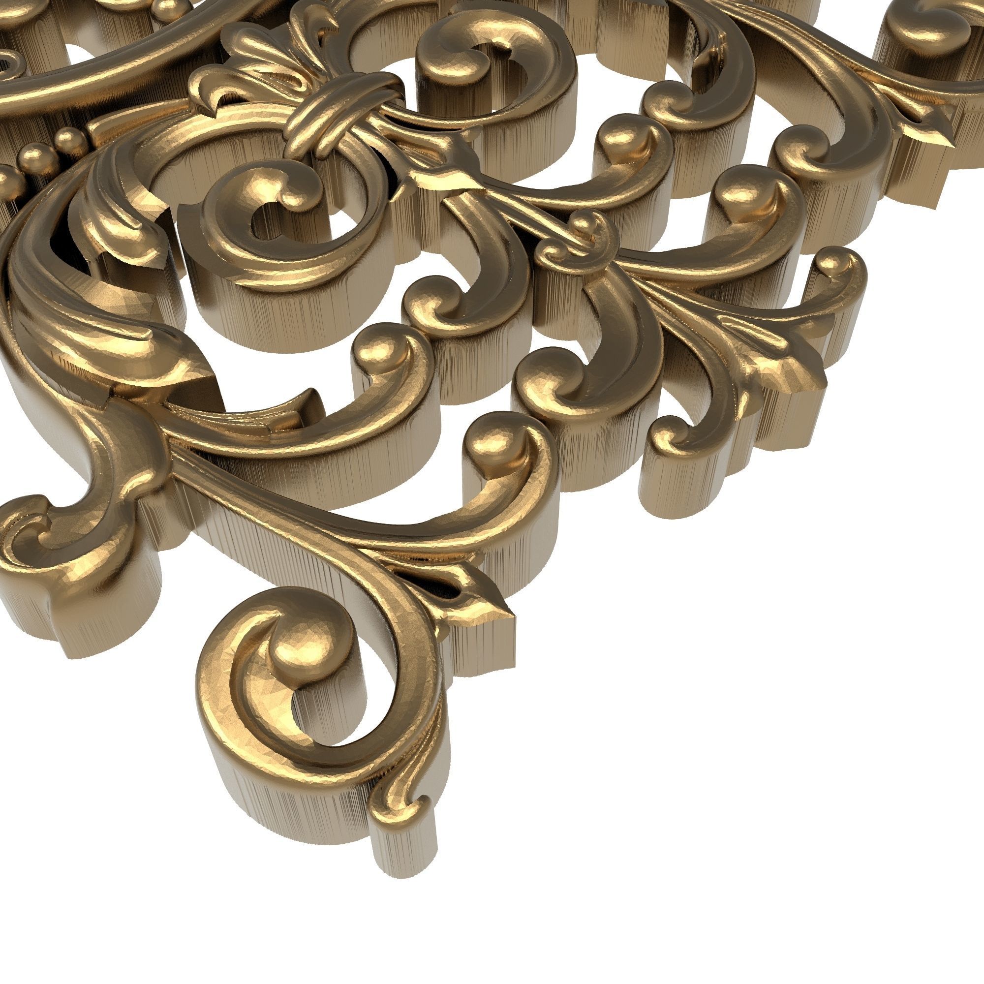 decorative pattern ready for 3D printing 3D model_5