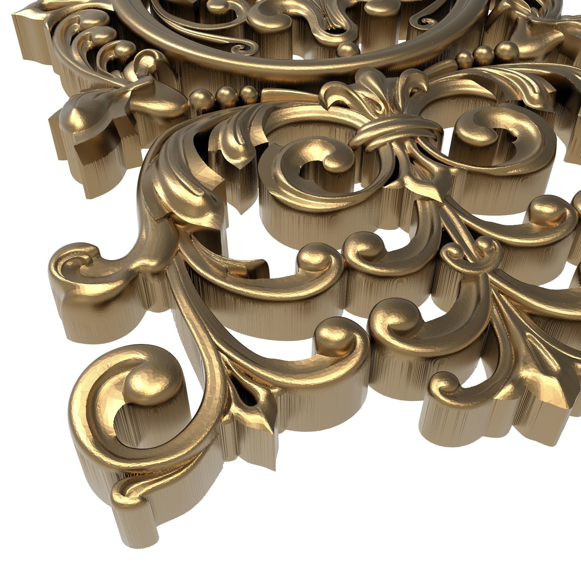 decorative pattern ready for 3D printing 3D model_2