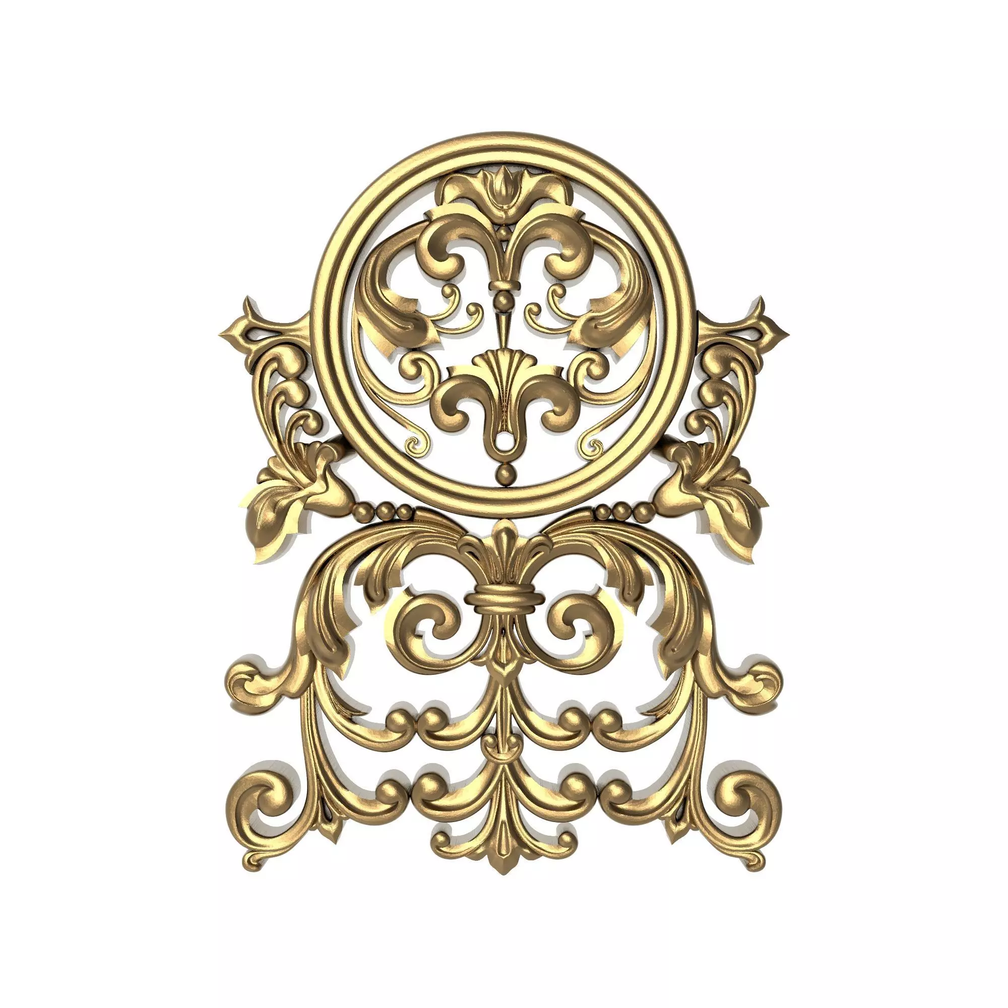 decorative pattern ready for 3D printing 3D model_0