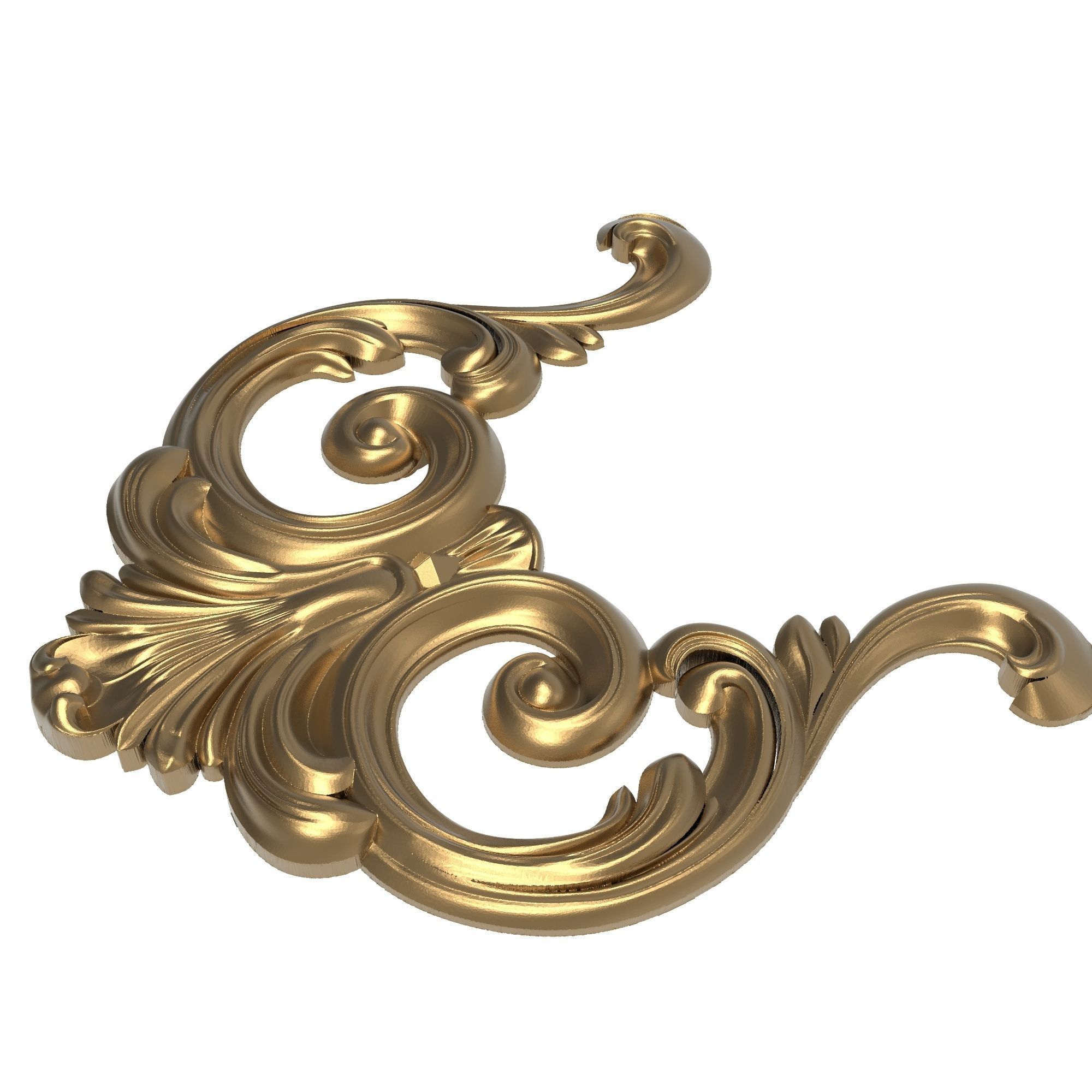 decorative pattern ready for 3D printing 3D model_5