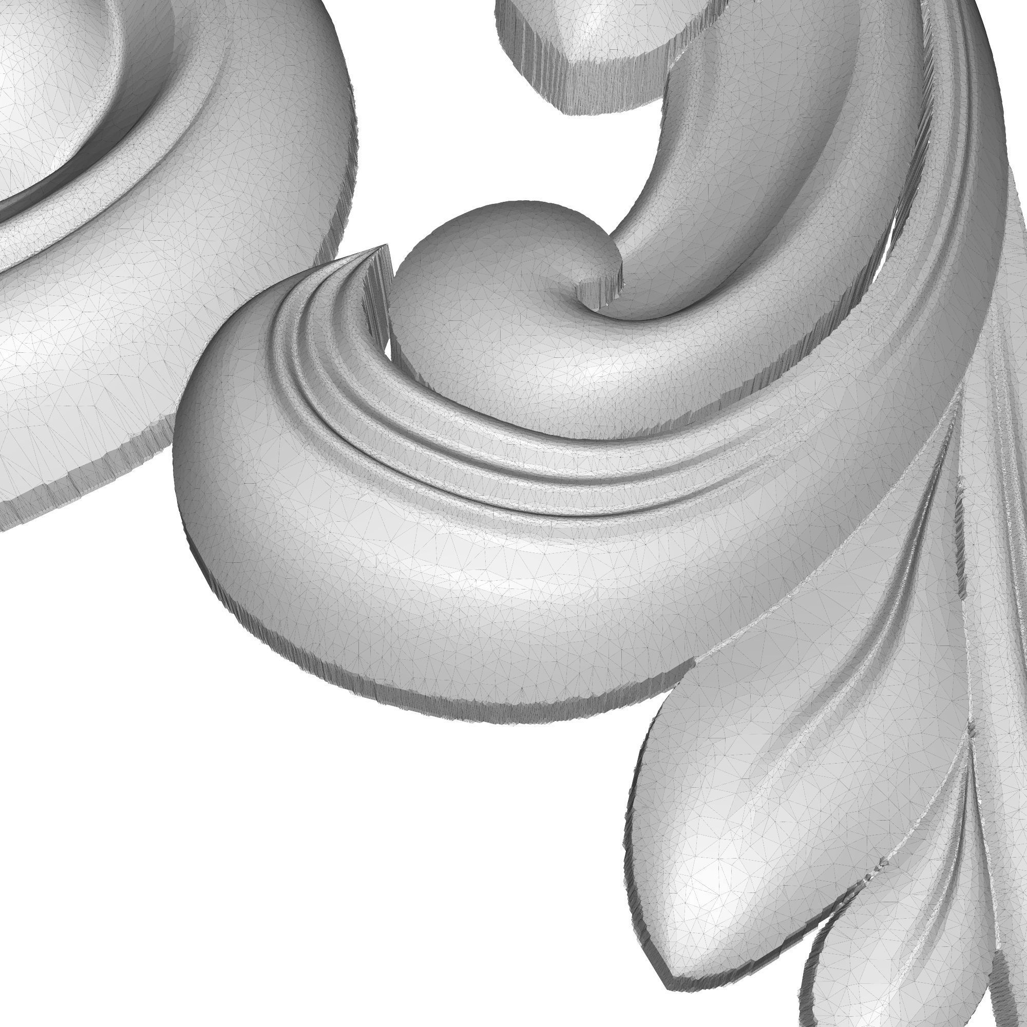 decorative pattern ready for 3D printing 3D model_8