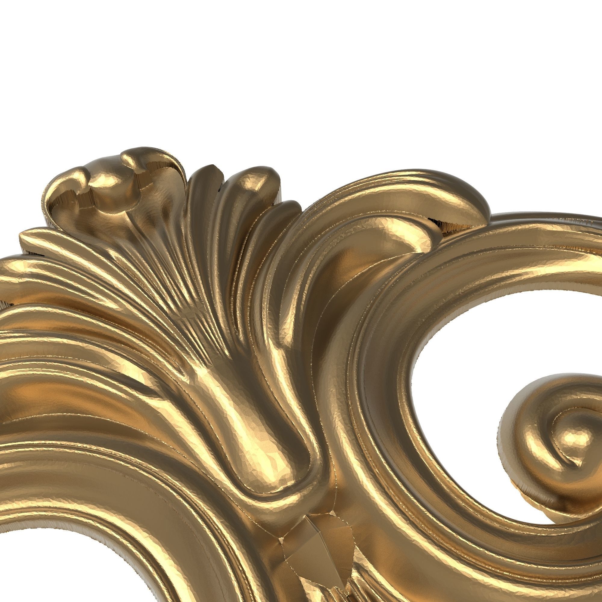 decorative pattern ready for 3D printing 3D model_2