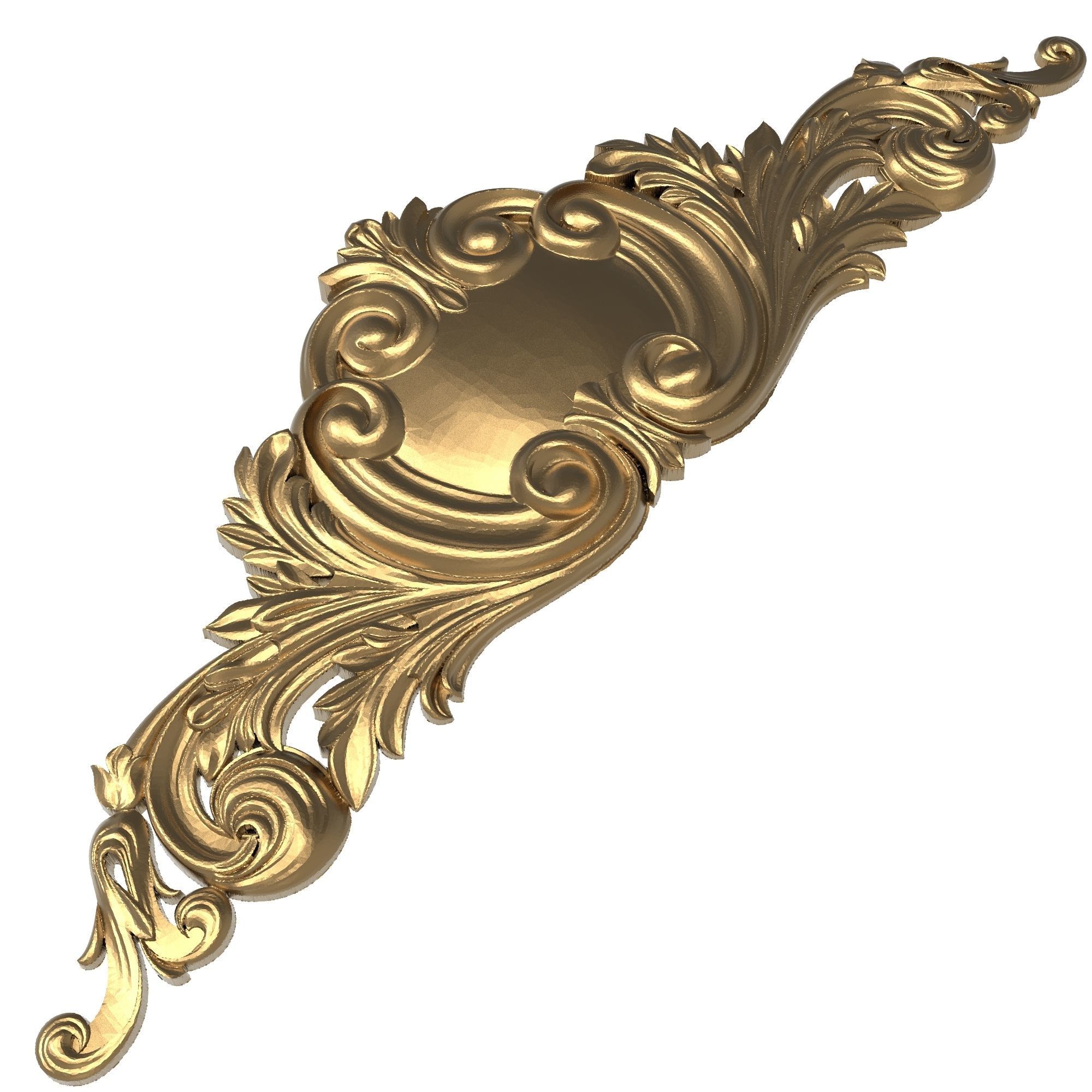 decorative pattern ready for 3D printing 3D model_6