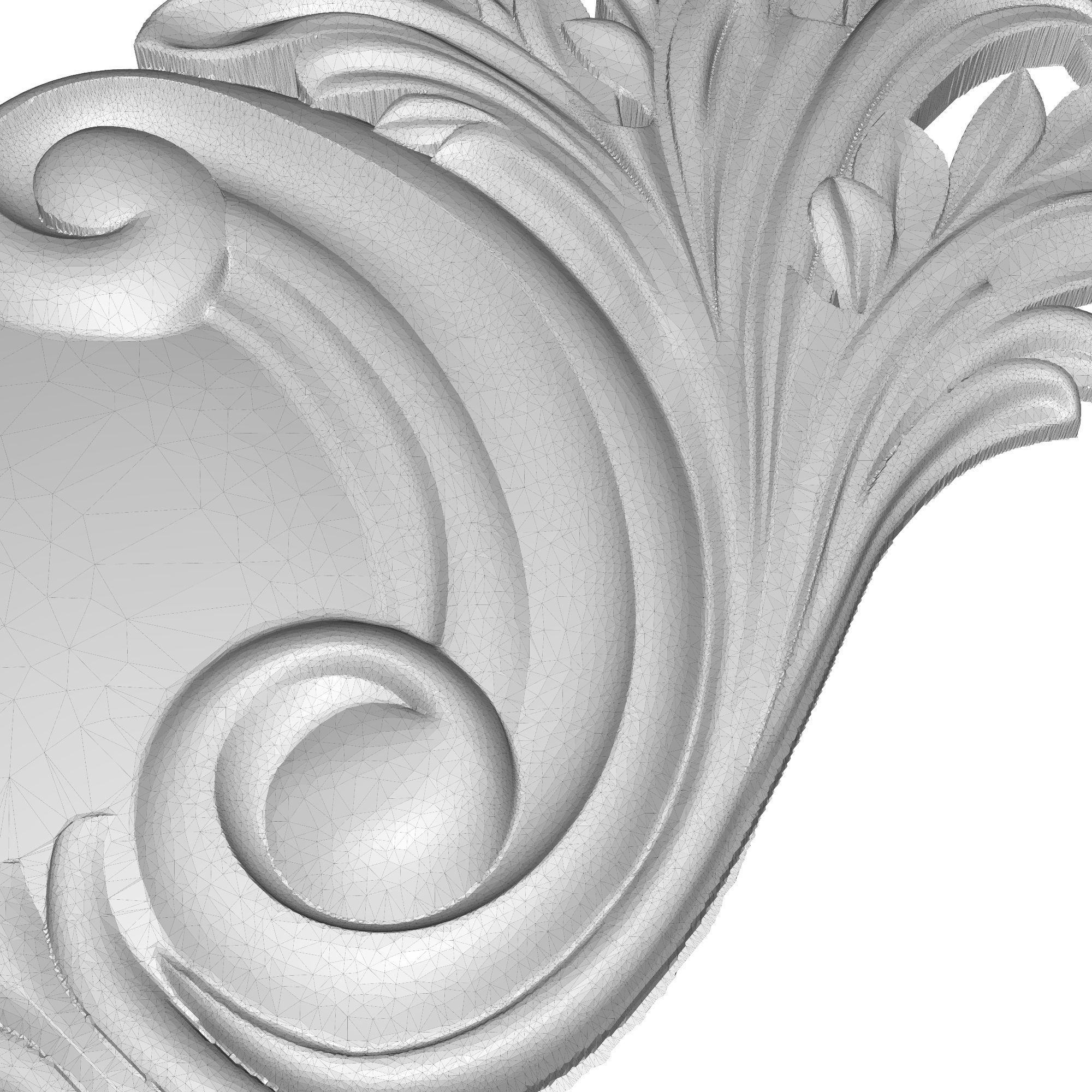 decorative pattern ready for 3D printing 3D model_7