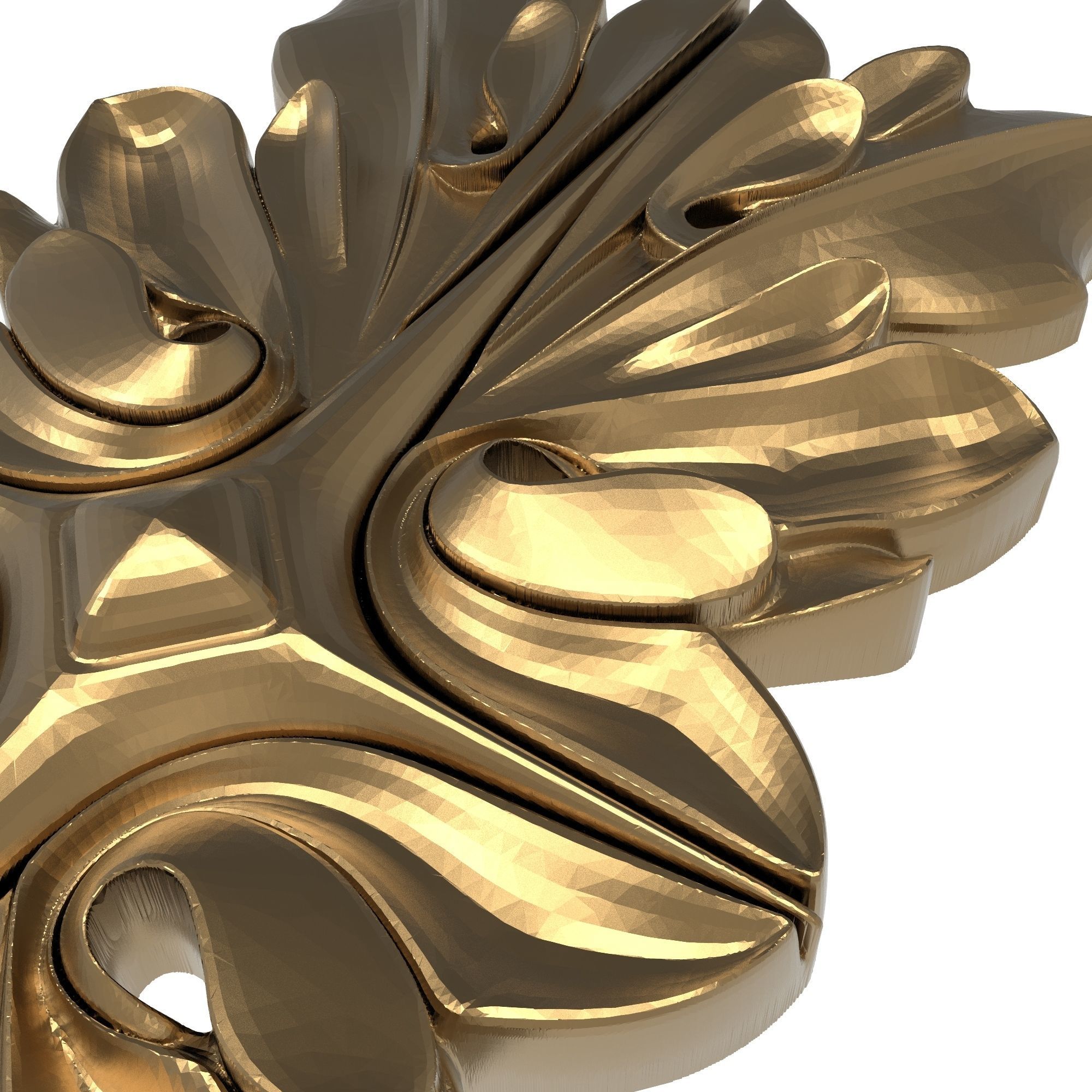 decorative pattern ready for 3D printing 3D model_4