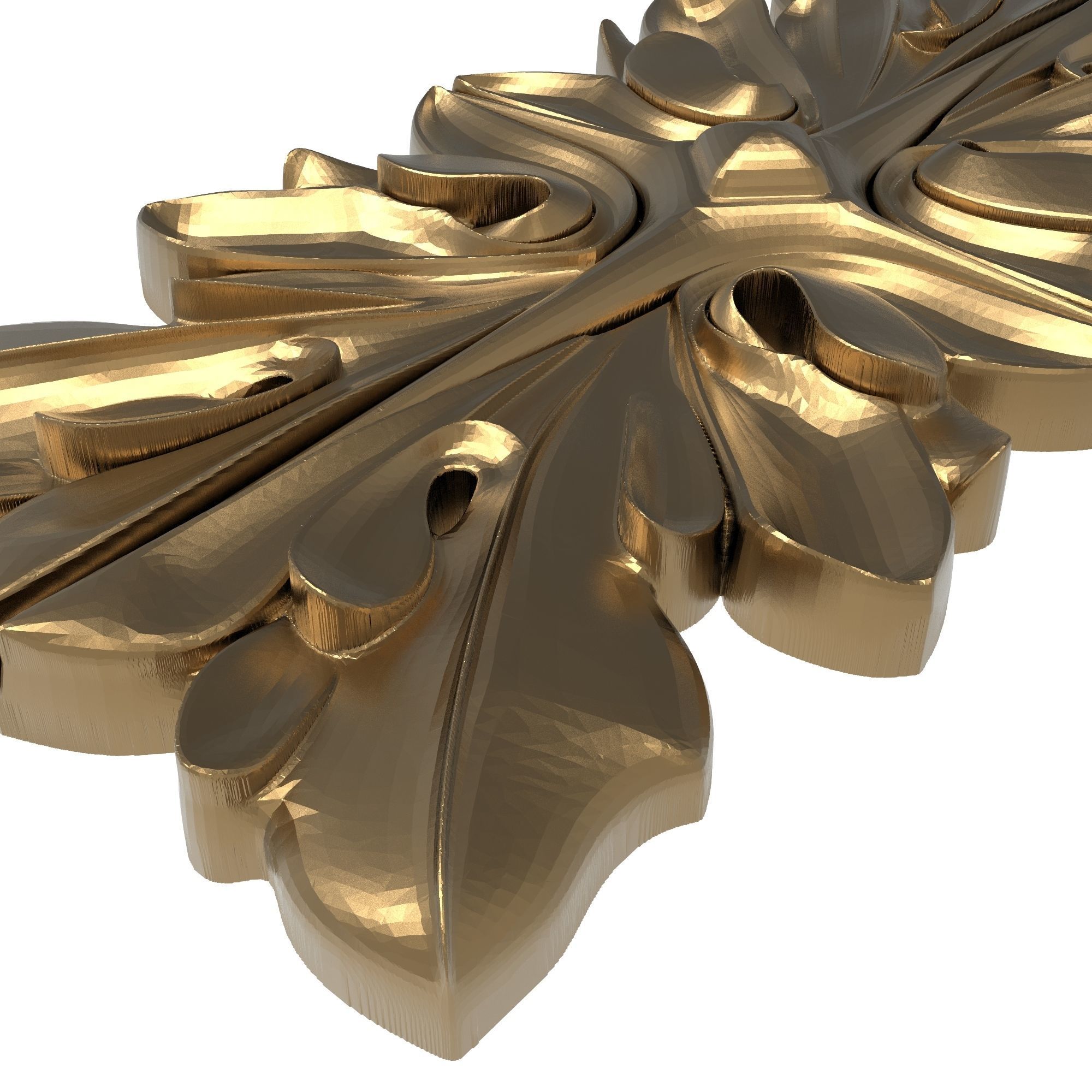 decorative pattern ready for 3D printing 3D model_2