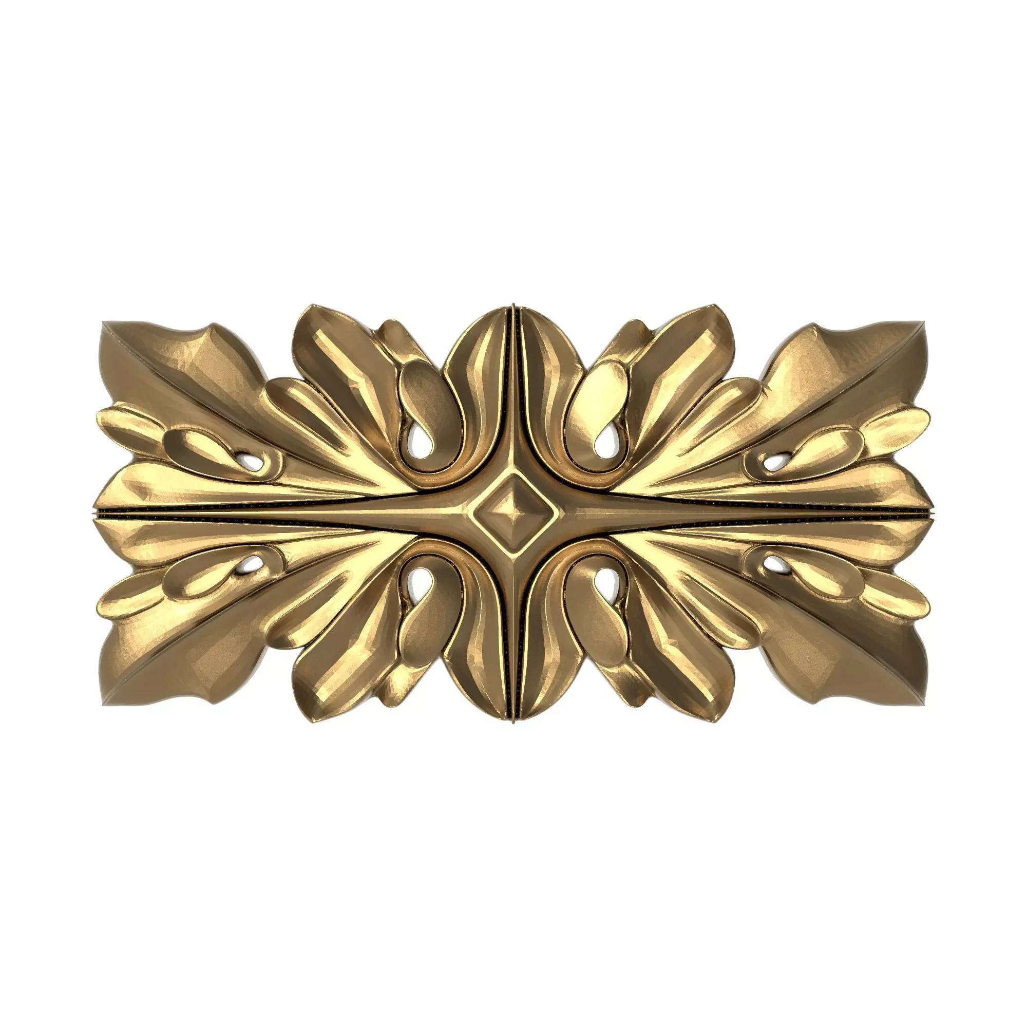 decorative pattern ready for 3D printing 3D model_0