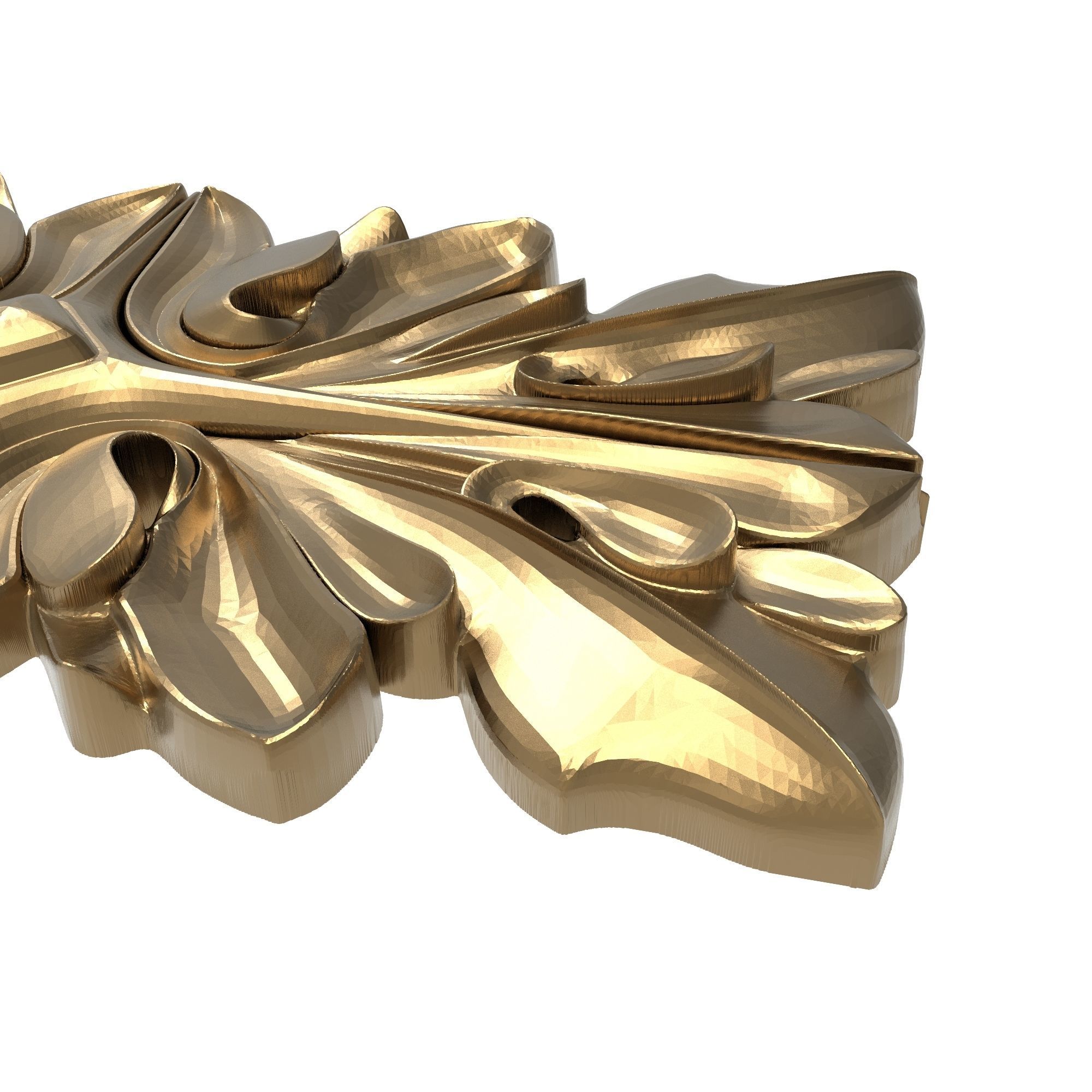 decorative pattern ready for 3D printing 3D model_1