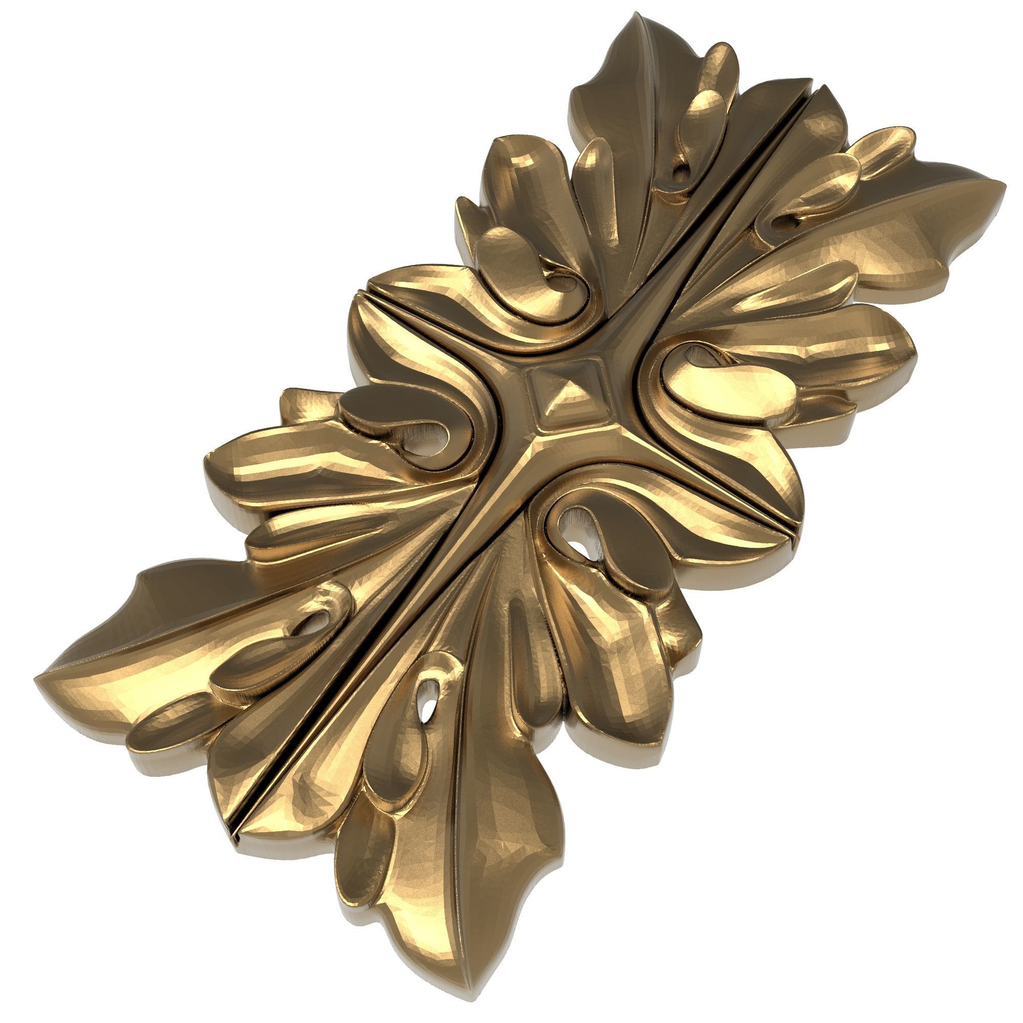 decorative pattern ready for 3D printing 3D model_5