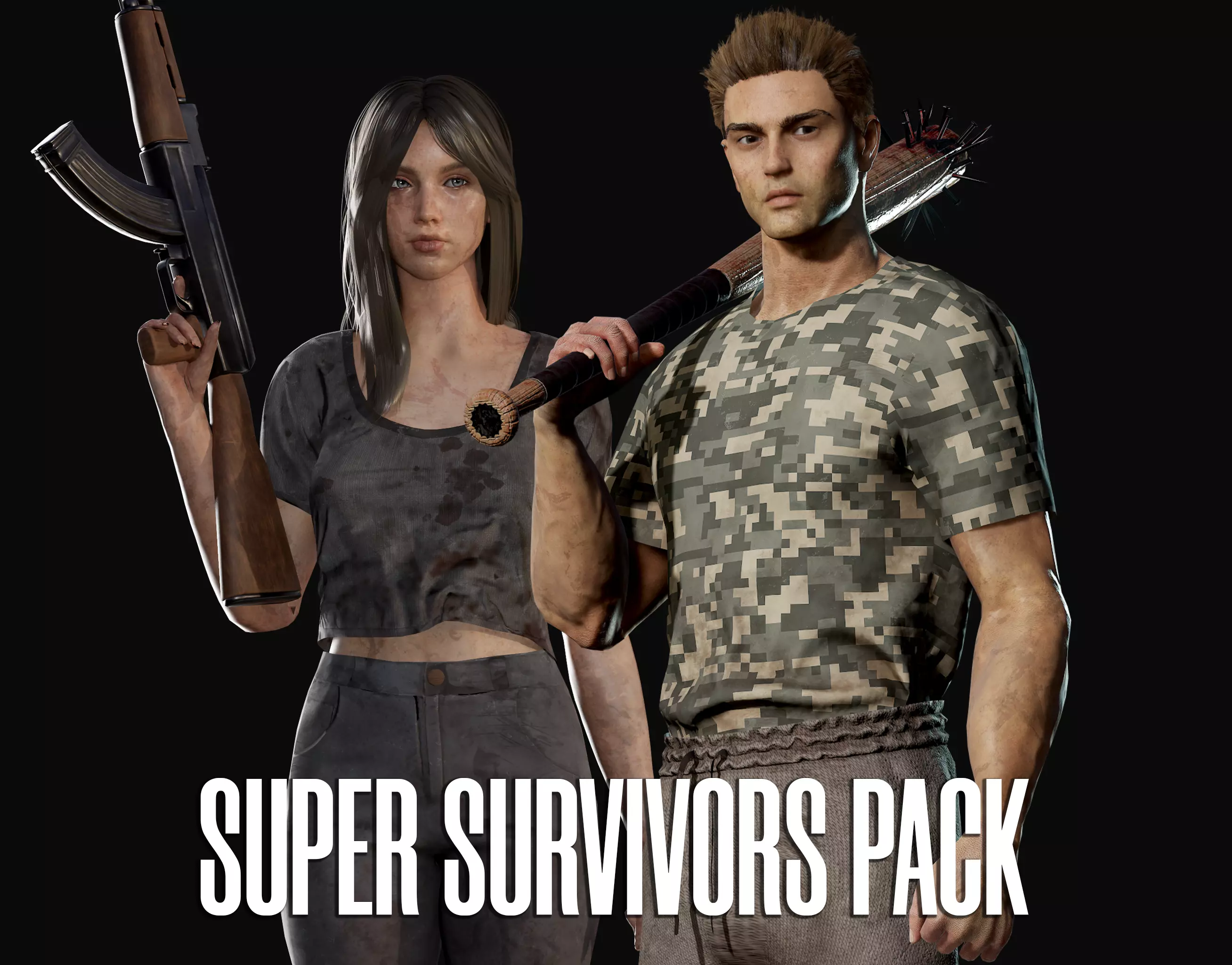 Super Survivors Pack - Game Ready 3D Model Collection_0