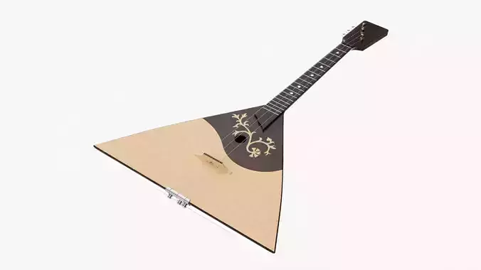 Balalaika 3-strings 01 3D model