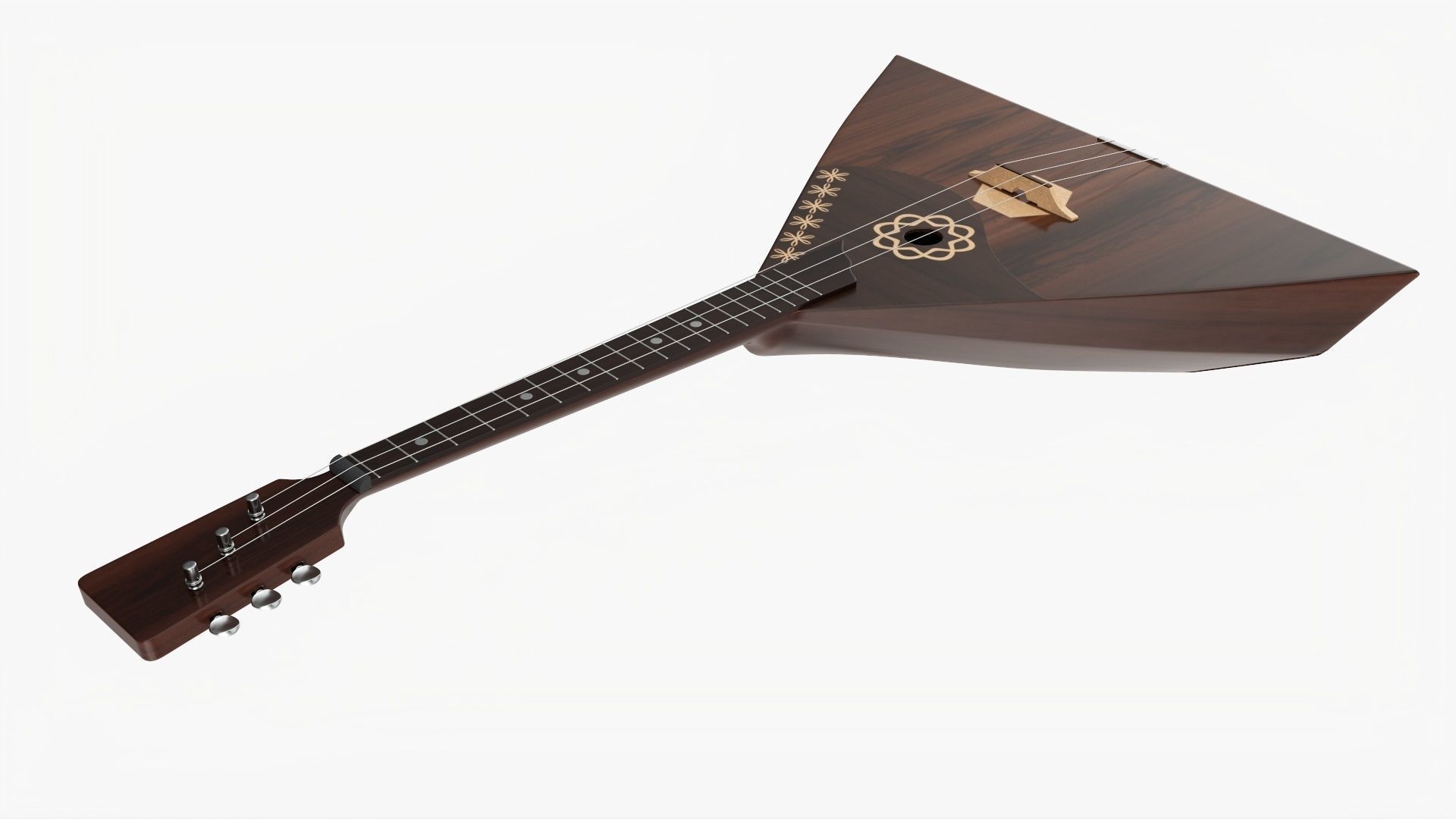 Balalaika 3-strings 02 3D model_1