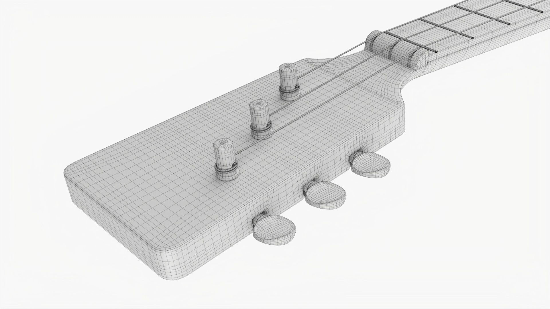 Balalaika 3-strings 02 3D model_15