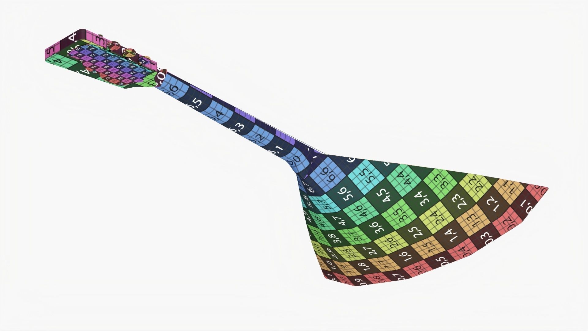 Balalaika 3-strings 02 3D model_23