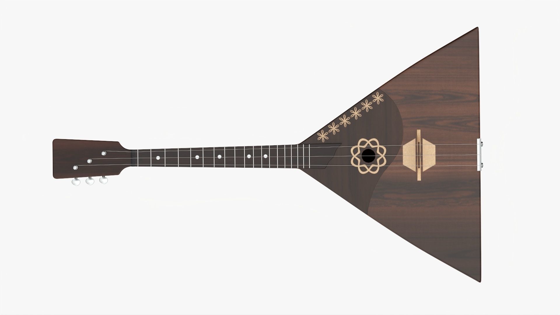 Balalaika 3-strings 02 3D model_10