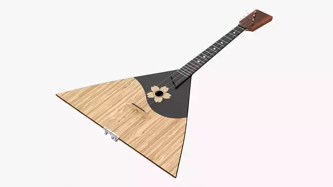 Balalaika 3-strings 03 3D model