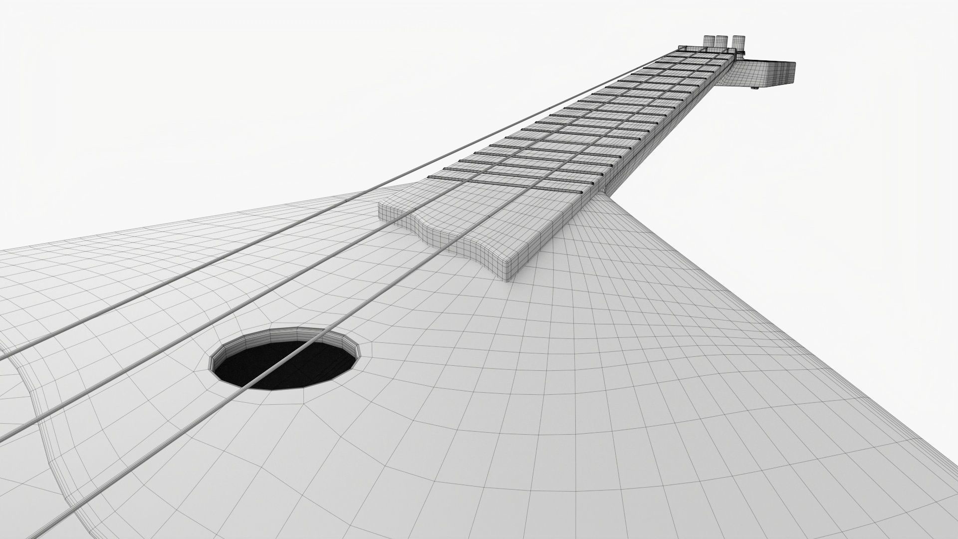 Balalaika 3-strings 03 3D model_17