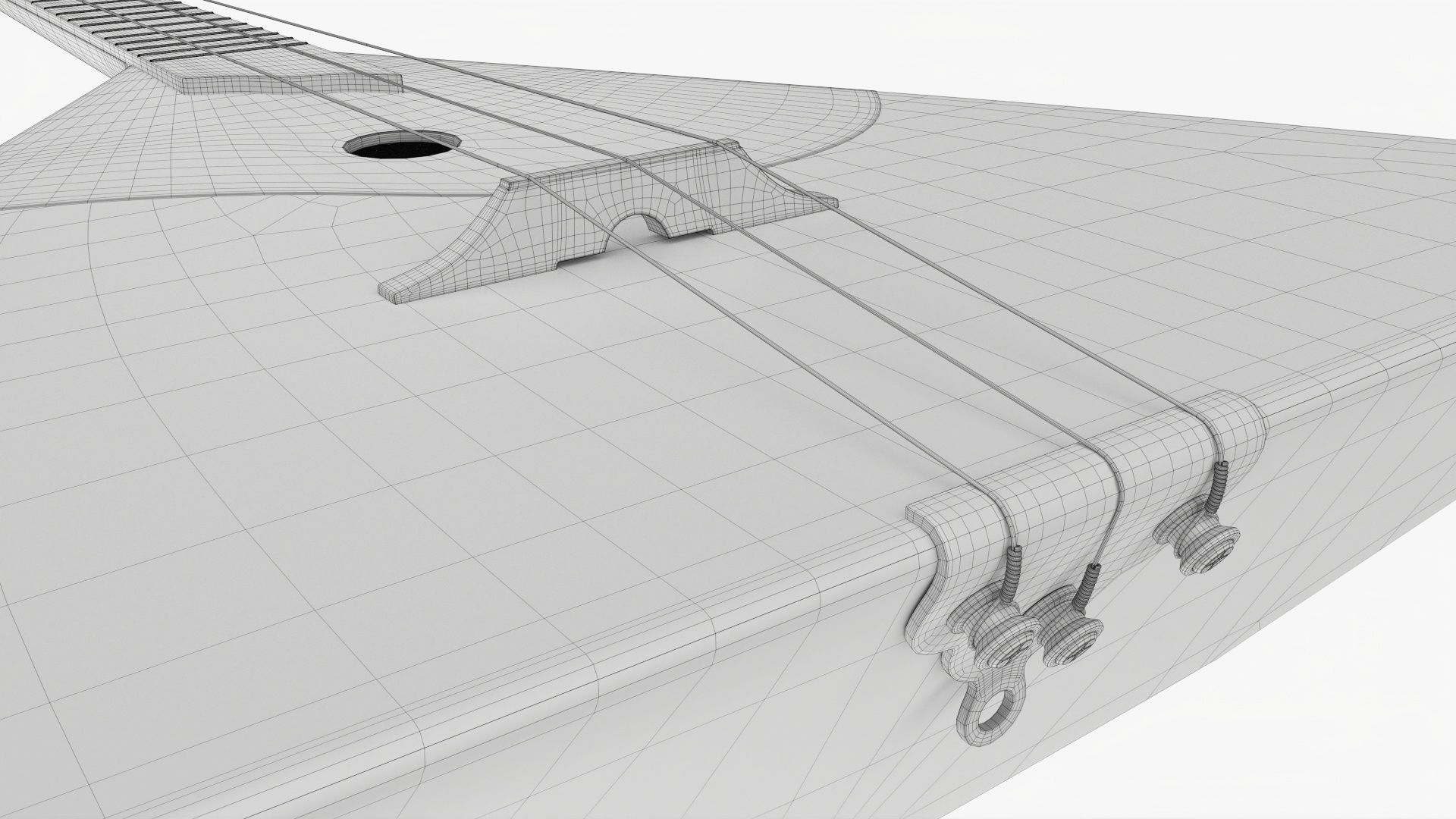 Balalaika 3-strings 03 3D model_18