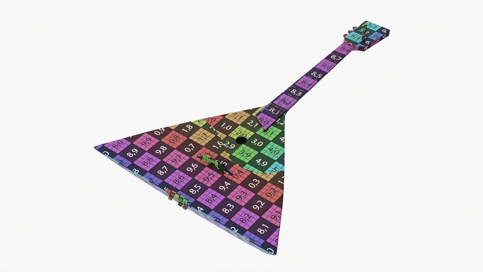 Balalaika 3-strings 03 3D model_22