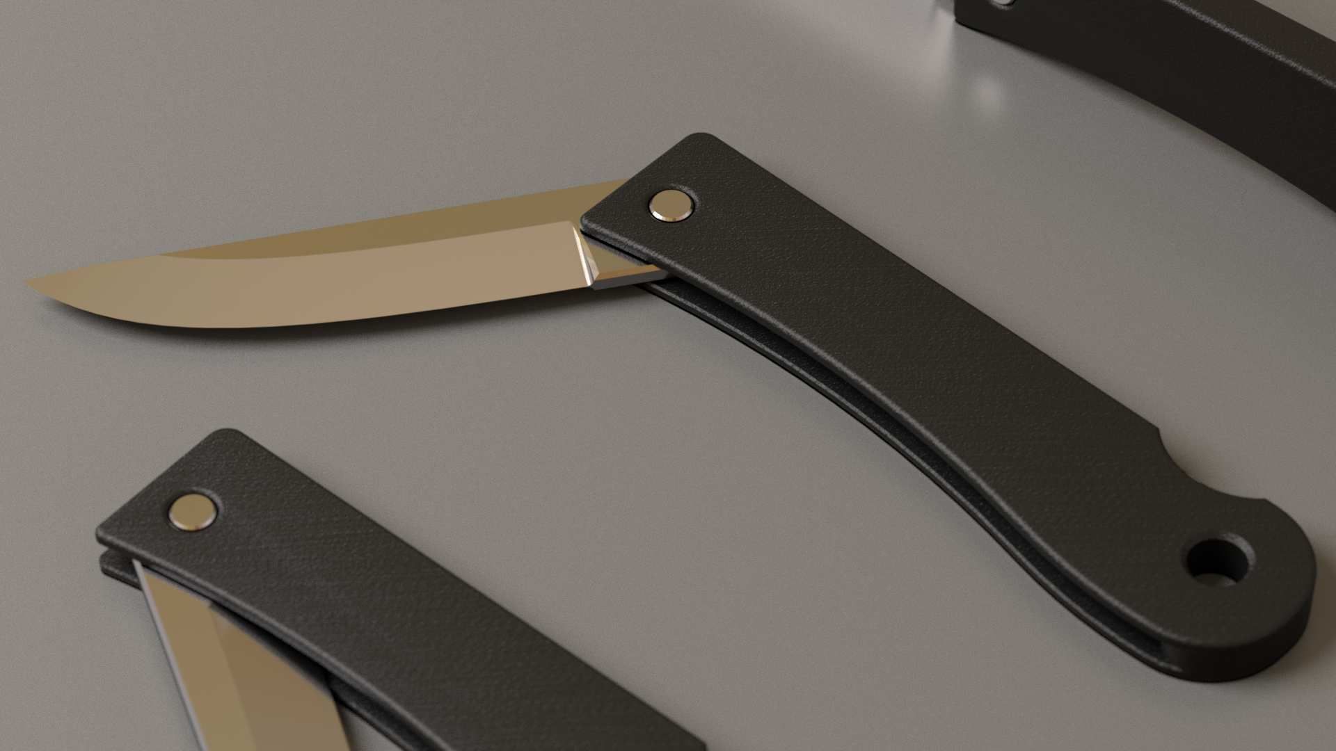 penknife pocket knife 3D model_7