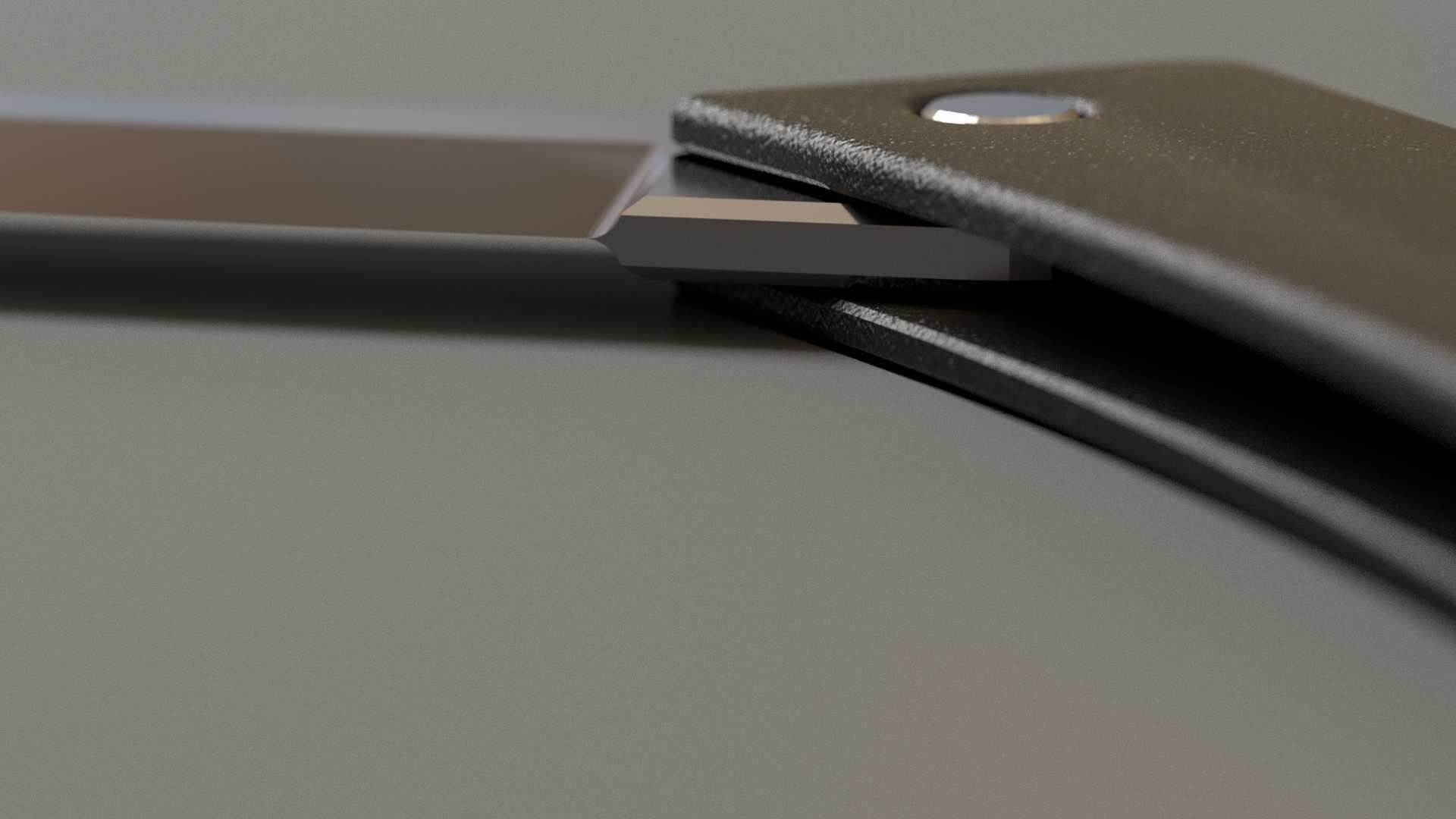 penknife pocket knife 3D model_5